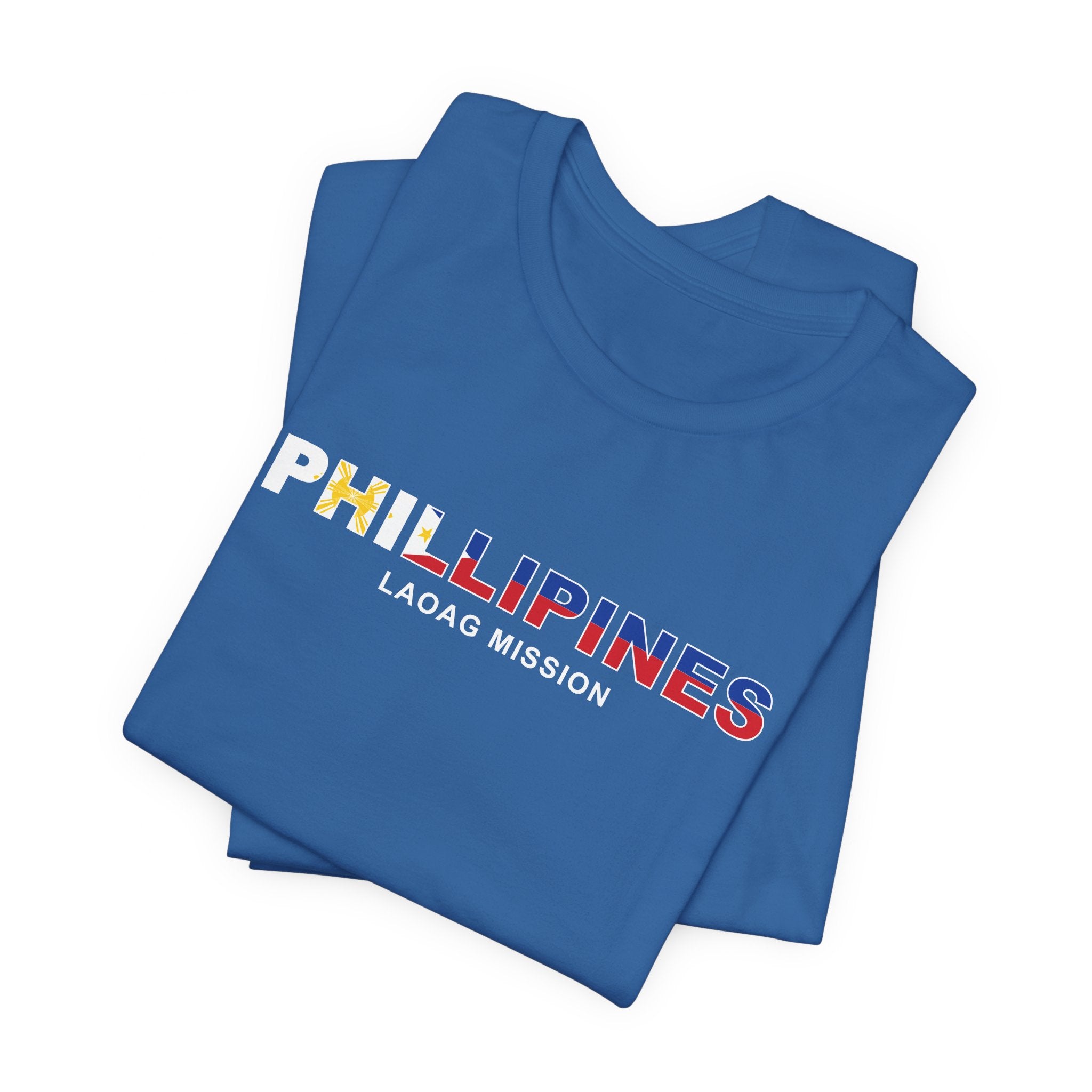 Philippines Laoag Mission Flag Title T-shirt - Mission Wishlist - LDS Missionary Gift Store