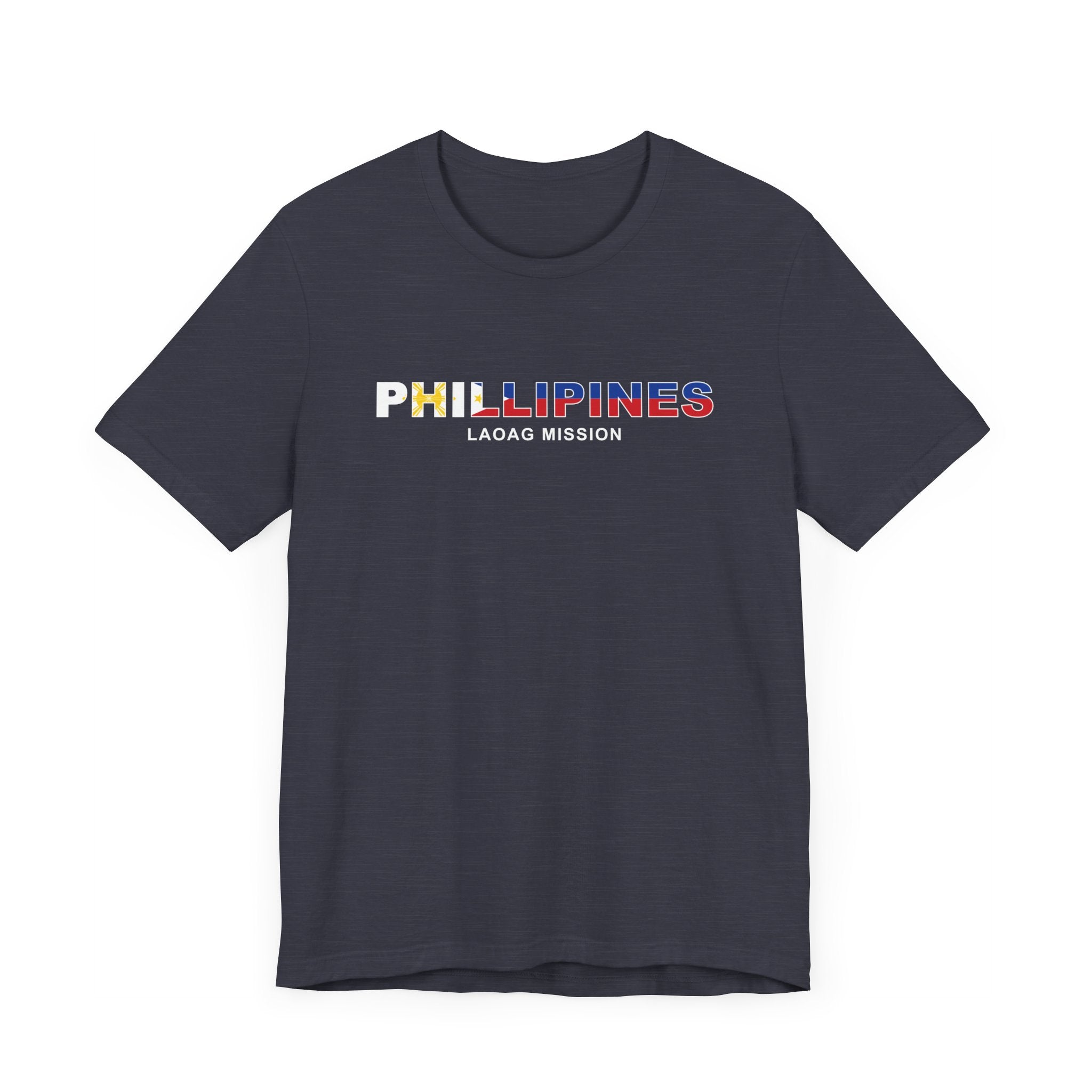 Philippines Laoag Mission Flag Title T-shirt - Mission Wishlist - LDS Missionary Gift Store