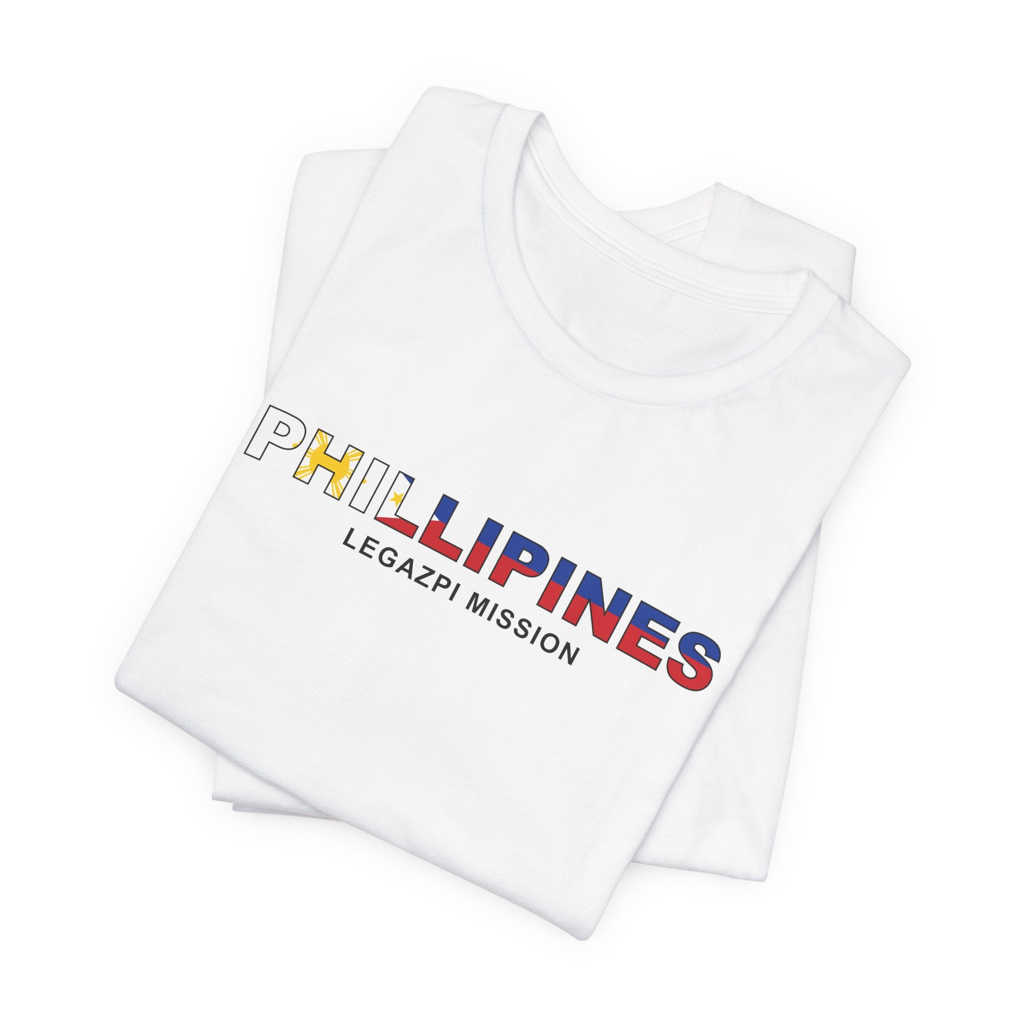 Philippines Legazpi Mission Flag Title T-shirt - Mission Wishlist - LDS Missionary Gift Store