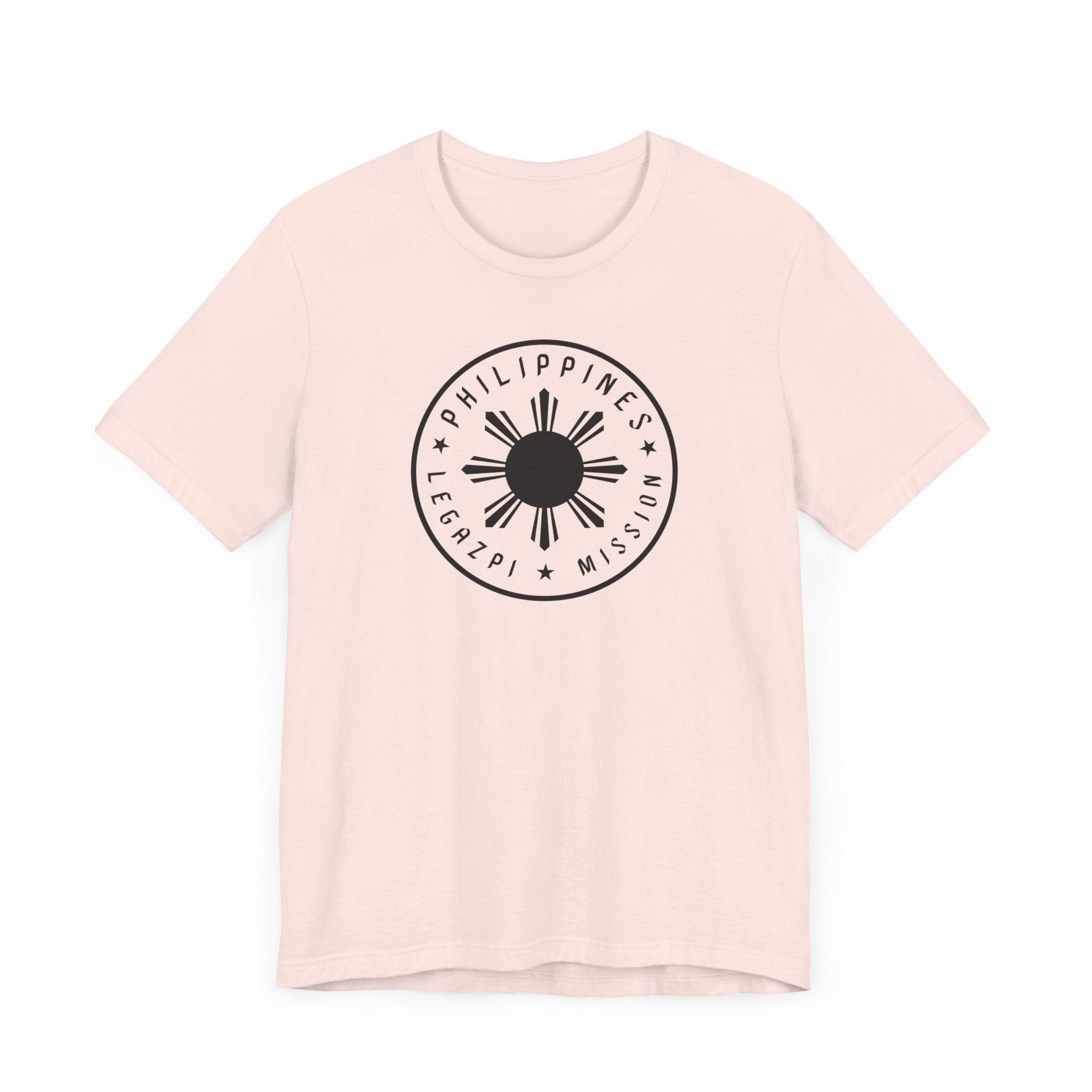 Philippines Legazpi Mission Monochrome Circle Logo T-Shirt - Mission Wishlist - LDS Missionary Gift Store
