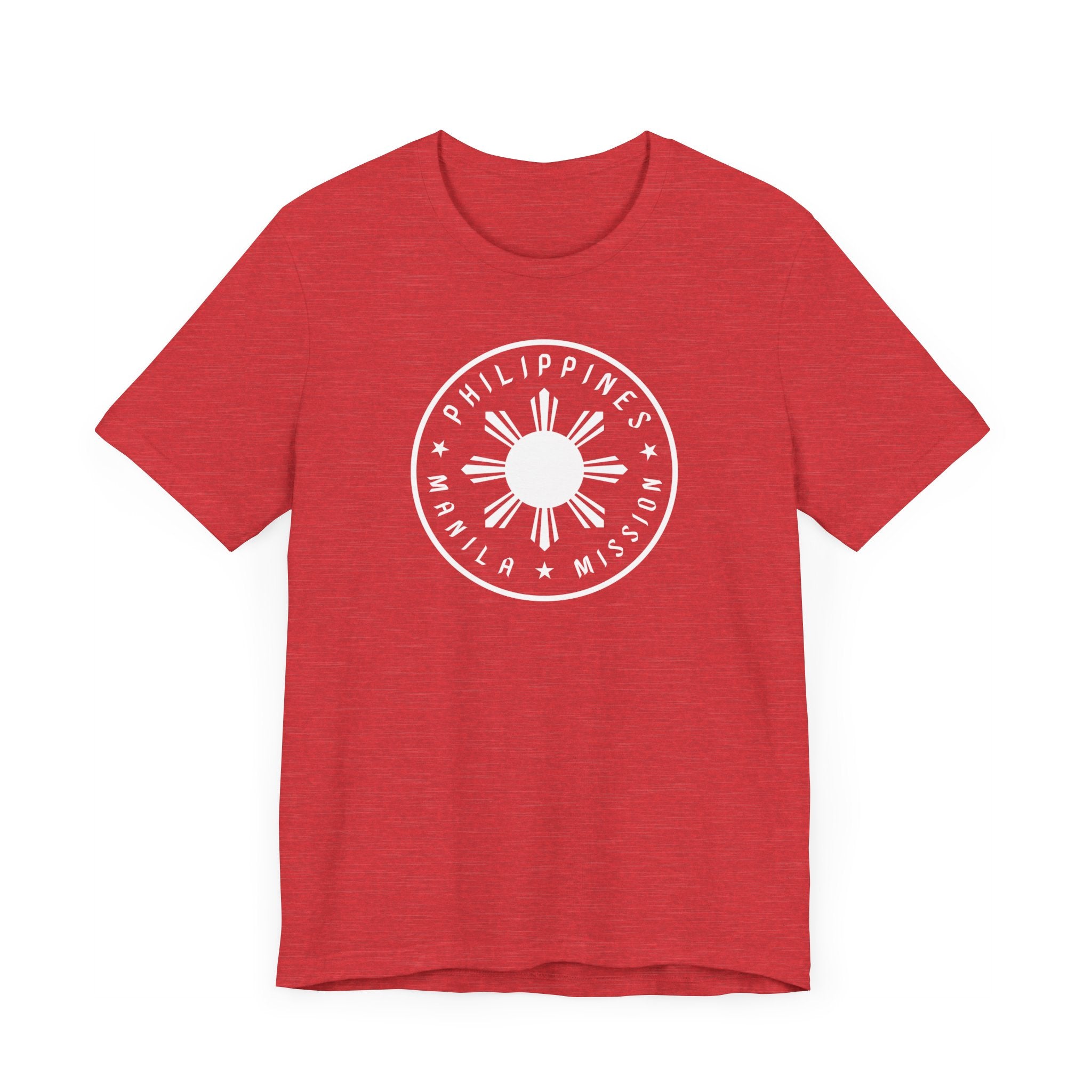 Philippines Manila Mission Monochrome Circle Logo T-Shirt - Mission Wishlist - LDS Missionary Gift Store