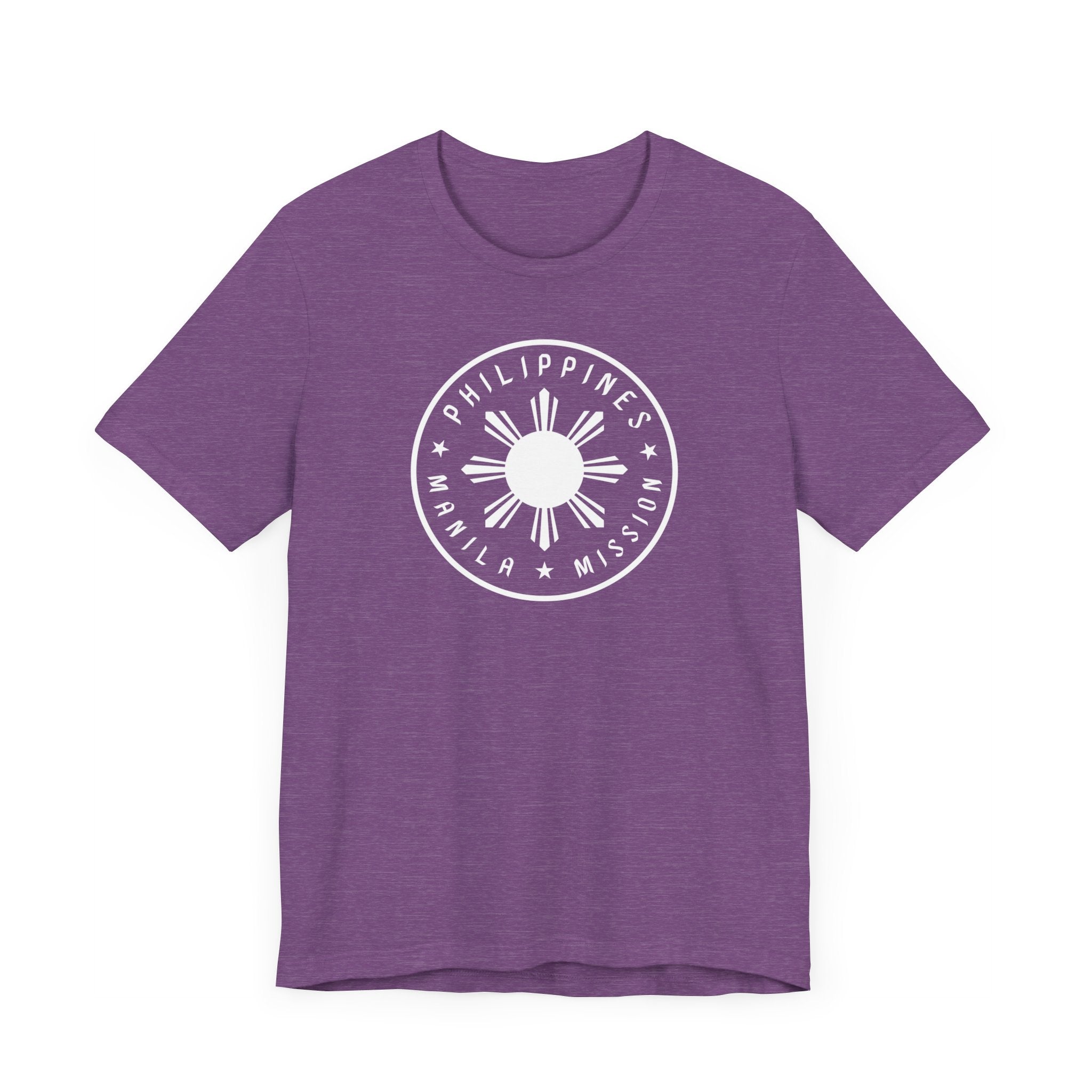 Philippines Manila Mission Monochrome Circle Logo T-Shirt - Mission Wishlist - LDS Missionary Gift Store