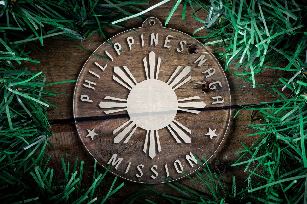 Philippines Naga Mission Christmas Ornament - Latter-Day Saint LDS Missionary Gift - Book of Mormon