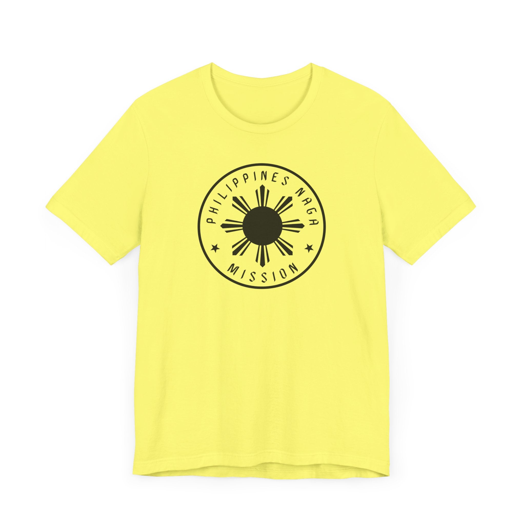 Philippines Naga Mission Monochrome Circle Logo T-Shirt - Mission Wishlist - LDS Missionary Gift Store