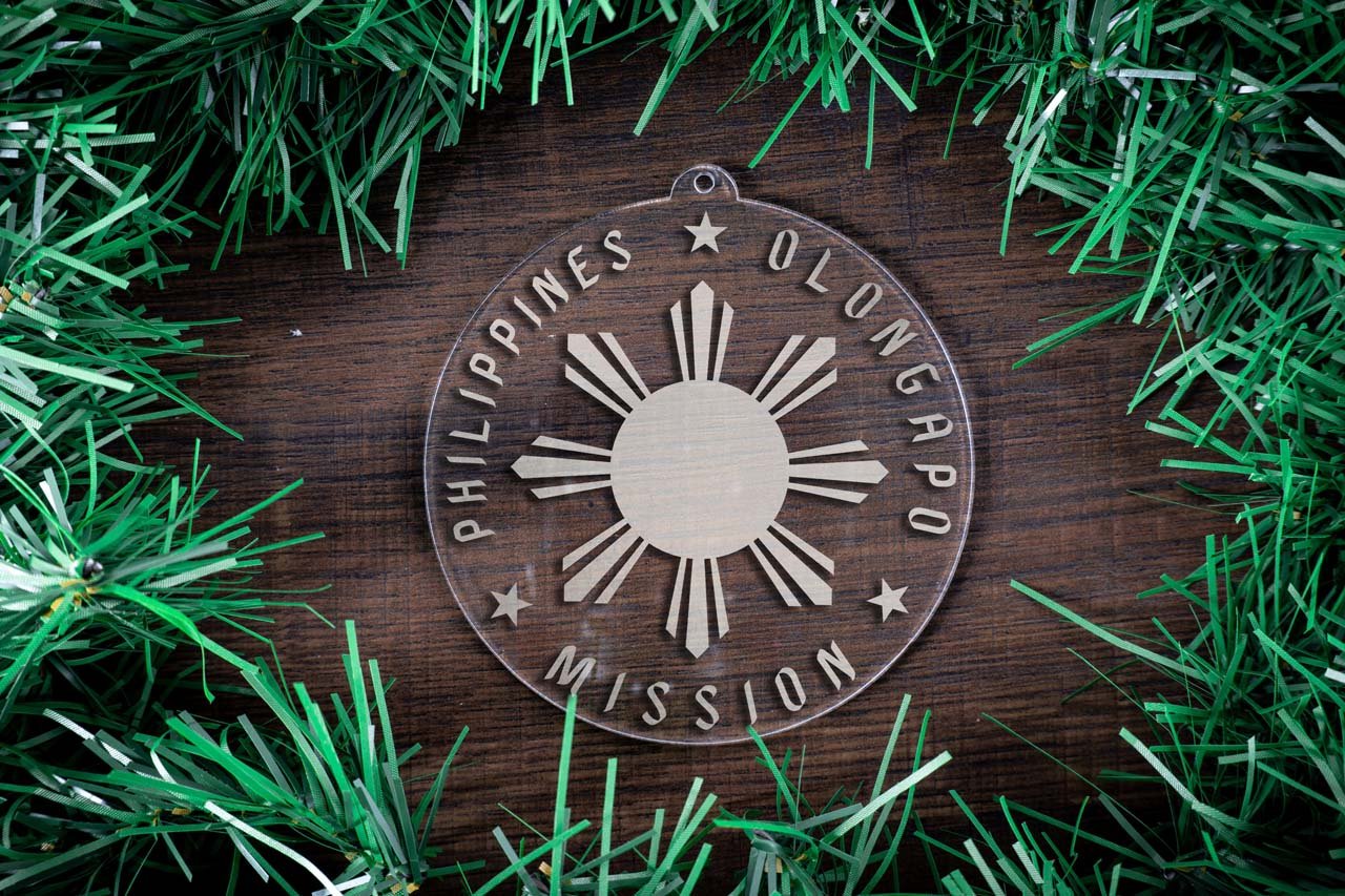 Philippines Olongapo Mission Christmas Ornament - Latter-Day Saint LDS Missionary Gift - Book of Mormon