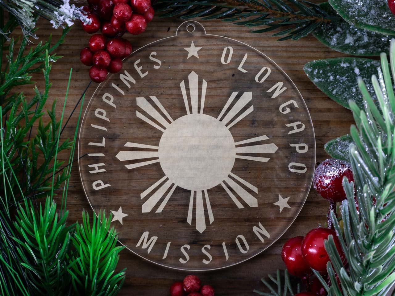 Philippines Olongapo Mission Christmas Ornament - Latter-Day Saint LDS Missionary Gift - Book of Mormon