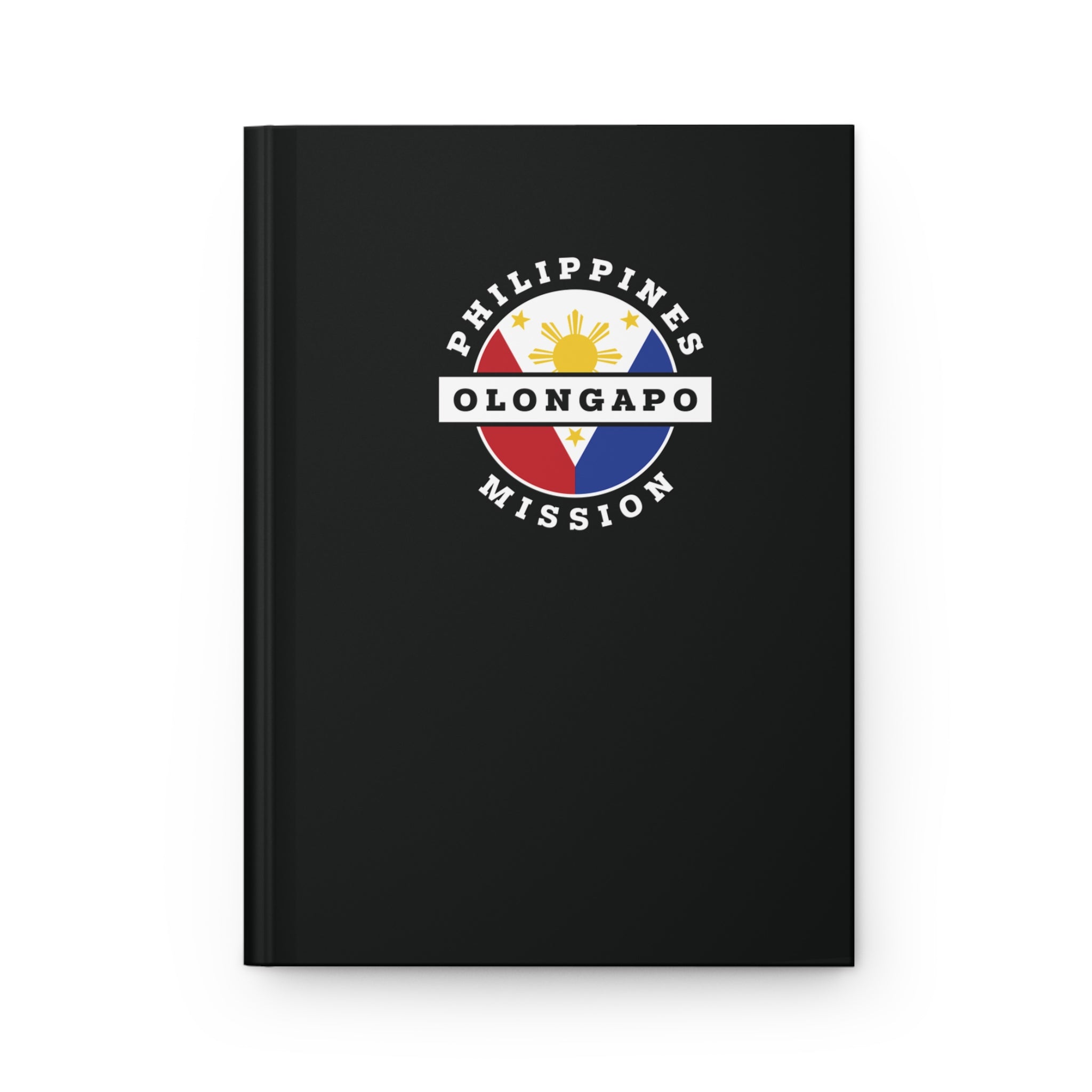 Philippines Olongapo Mission Logo Design Black Hardcover Journal Matte - Mission Wishlist - LDS Missionary Gift Store
