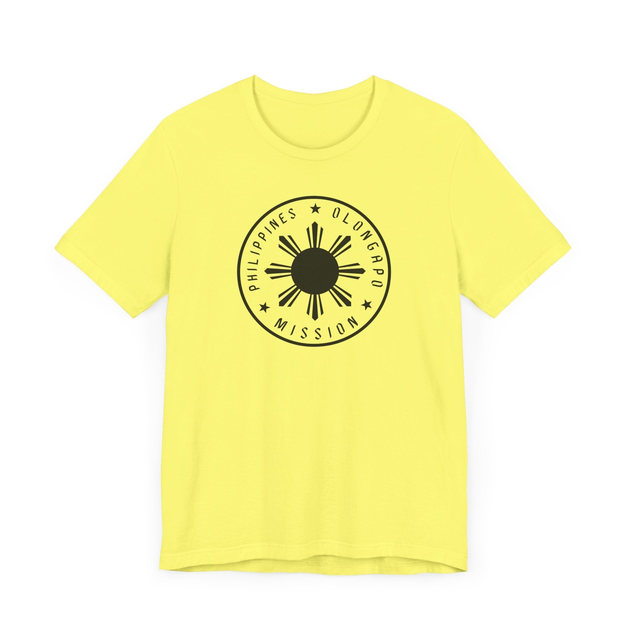 Philippines Olongapo Mission Monochrome Circle Logo T-Shirt - Mission Wishlist - LDS Missionary Gift Store