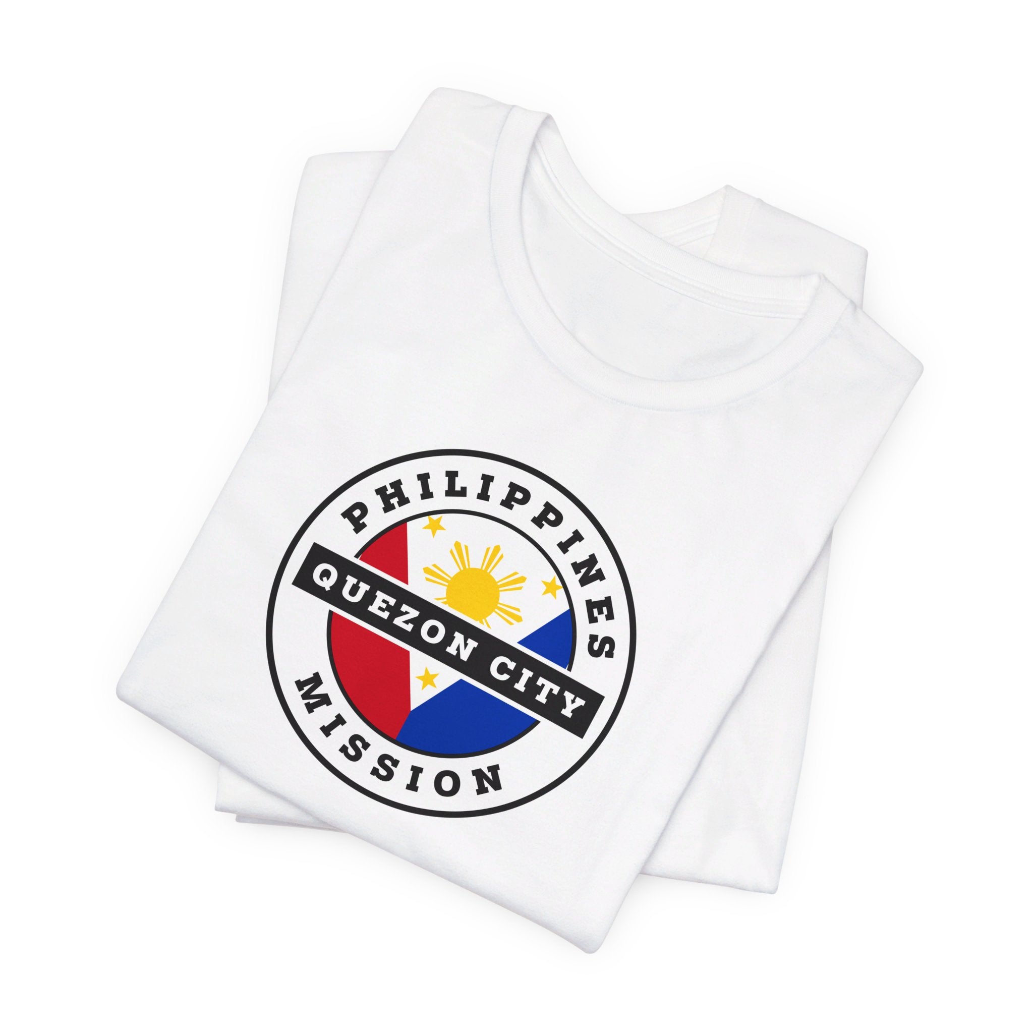 Philippines Quezon City Mission Circular Flag T-shirt - Mission Wishlist - LDS Missionary Gift Store