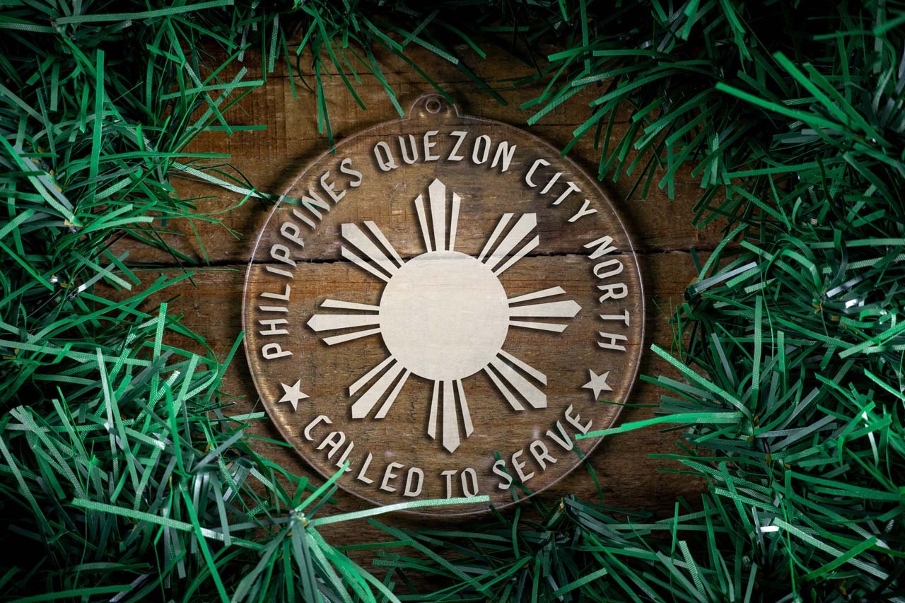 Philippines Quezon City North Mission Christmas Ornament - Latter-Day Saint LDS Missionary Gift - Book of Mormon