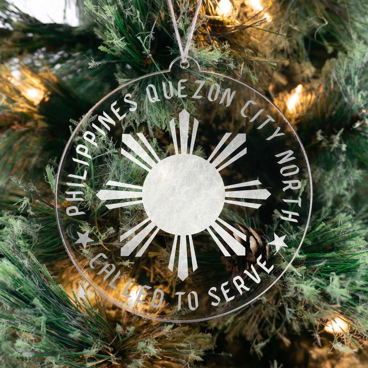 Philippines Quezon City North Mission Christmas Ornament - Latter-Day Saint LDS Missionary Gift - Book of Mormon