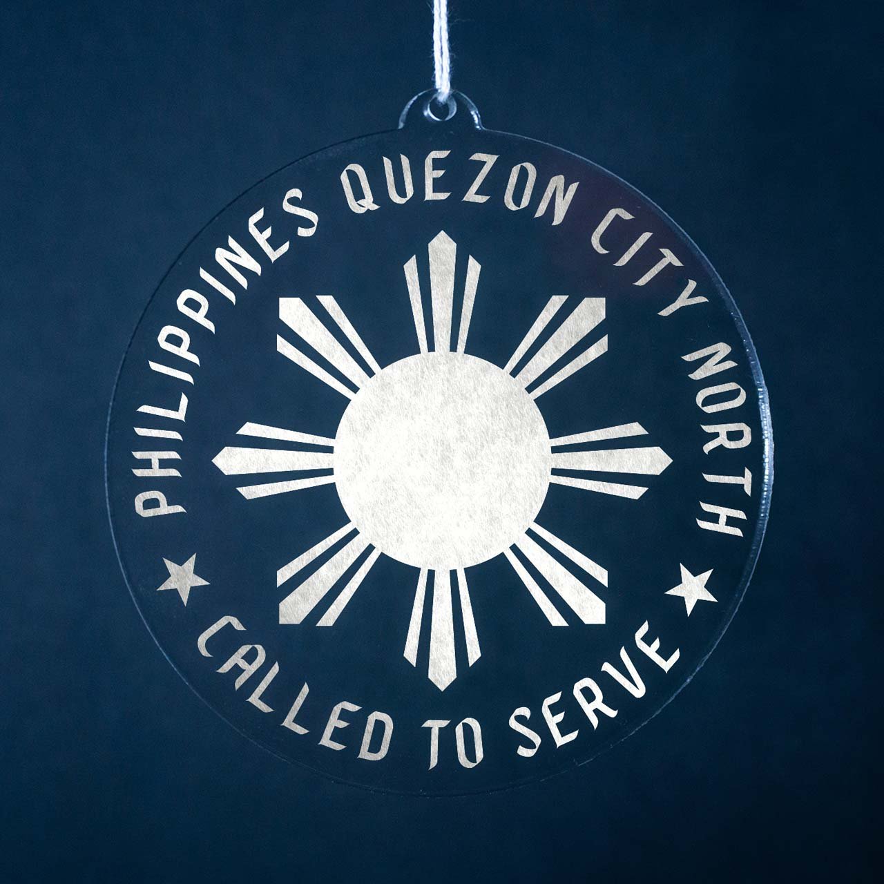 Philippines Quezon City North Mission Christmas Ornament - Latter-Day Saint LDS Missionary Gift - Book of Mormon