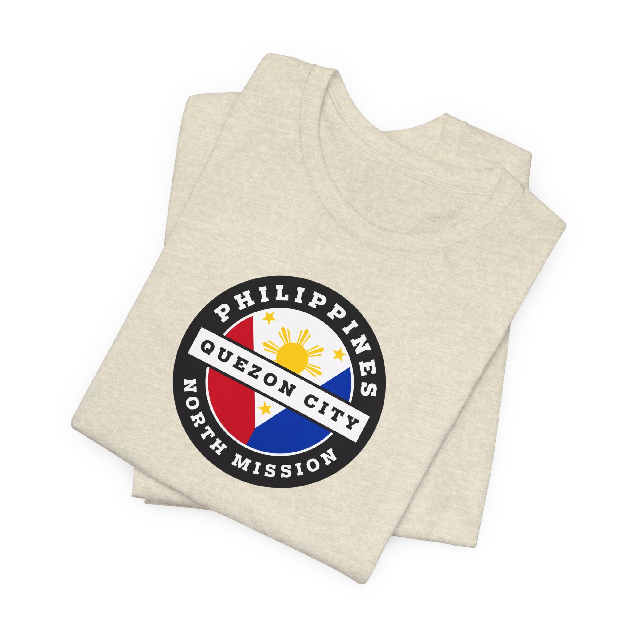 Philippines Quezon City North Mission Circular Flag T-shirt - Mission Wishlist - LDS Missionary Gift Store