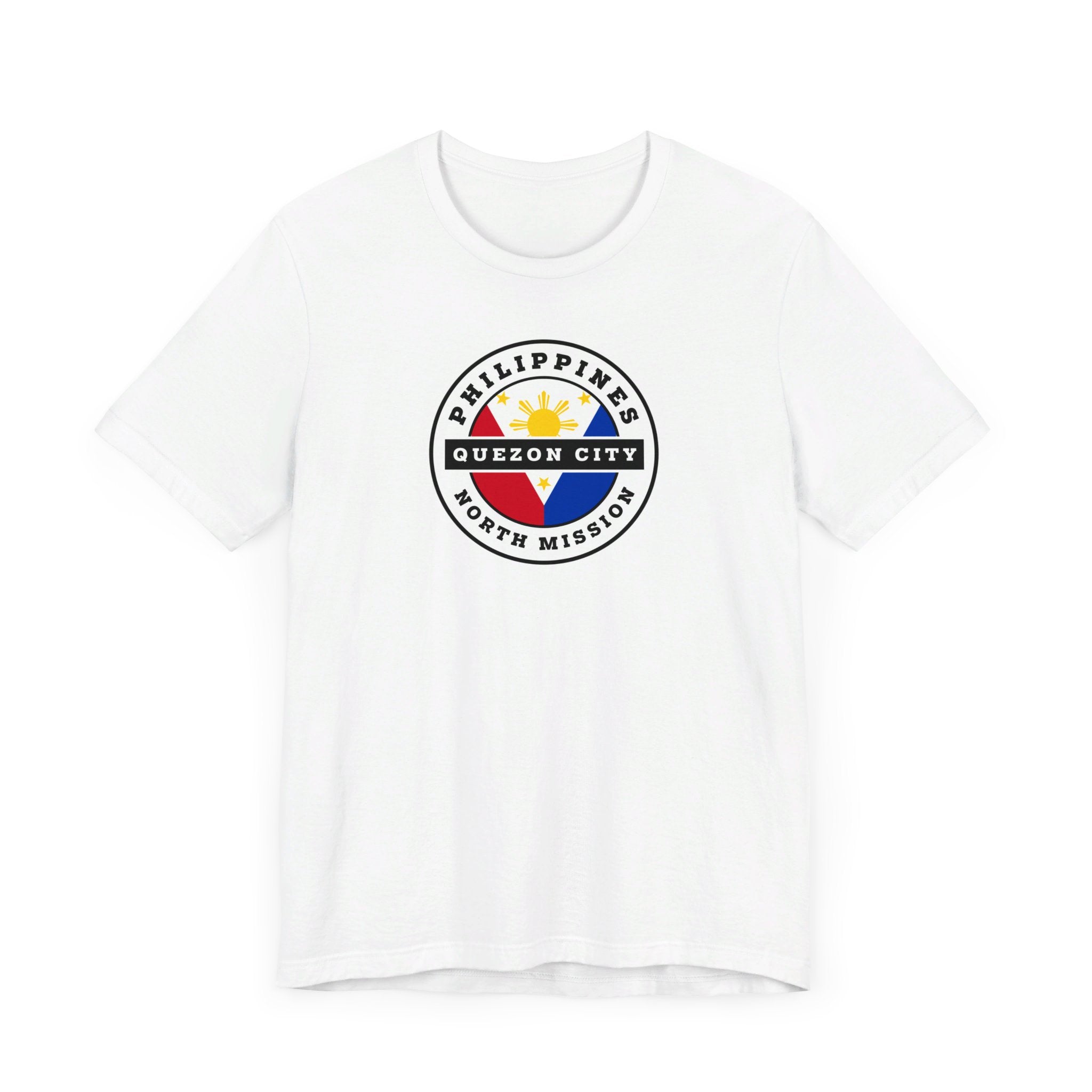 Philippines Quezon City North Mission Circular Flag T-shirt - Mission Wishlist - LDS Missionary Gift Store
