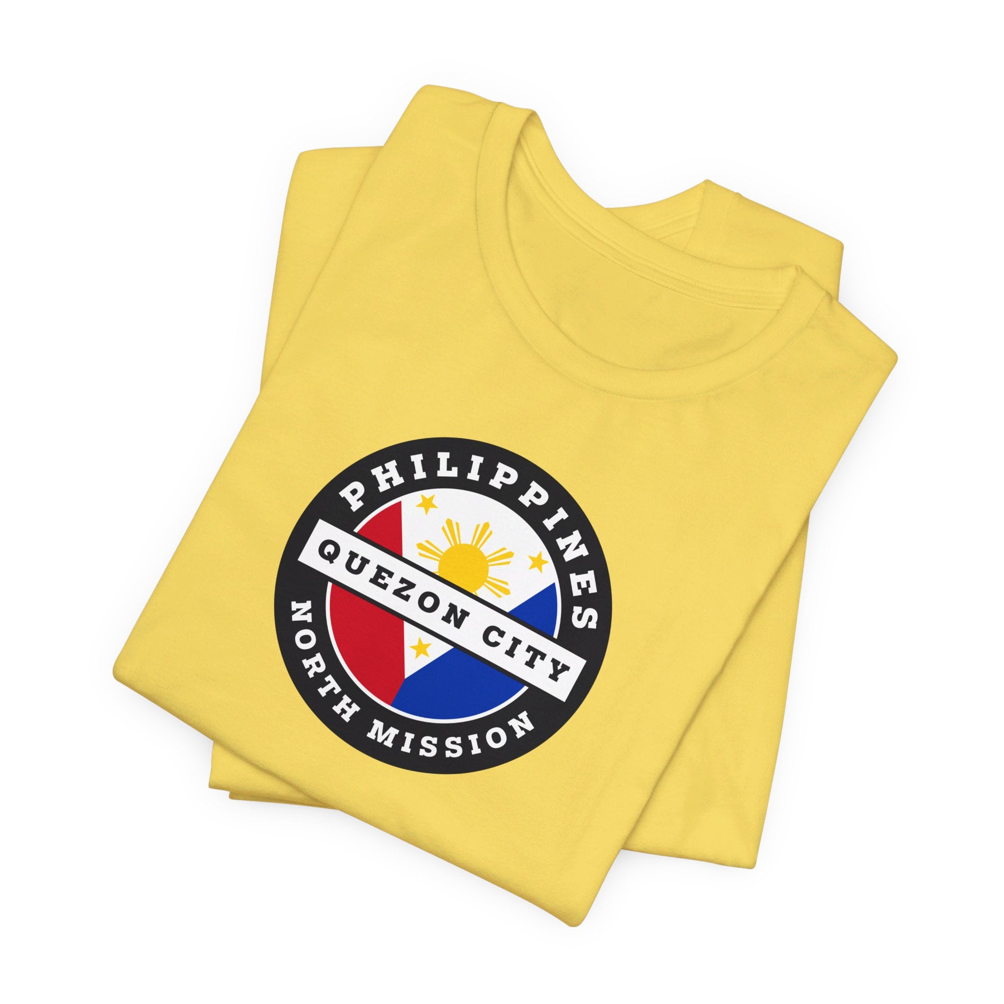 Philippines Quezon City North Mission Circular Flag T-shirt - Mission Wishlist - LDS Missionary Gift Store