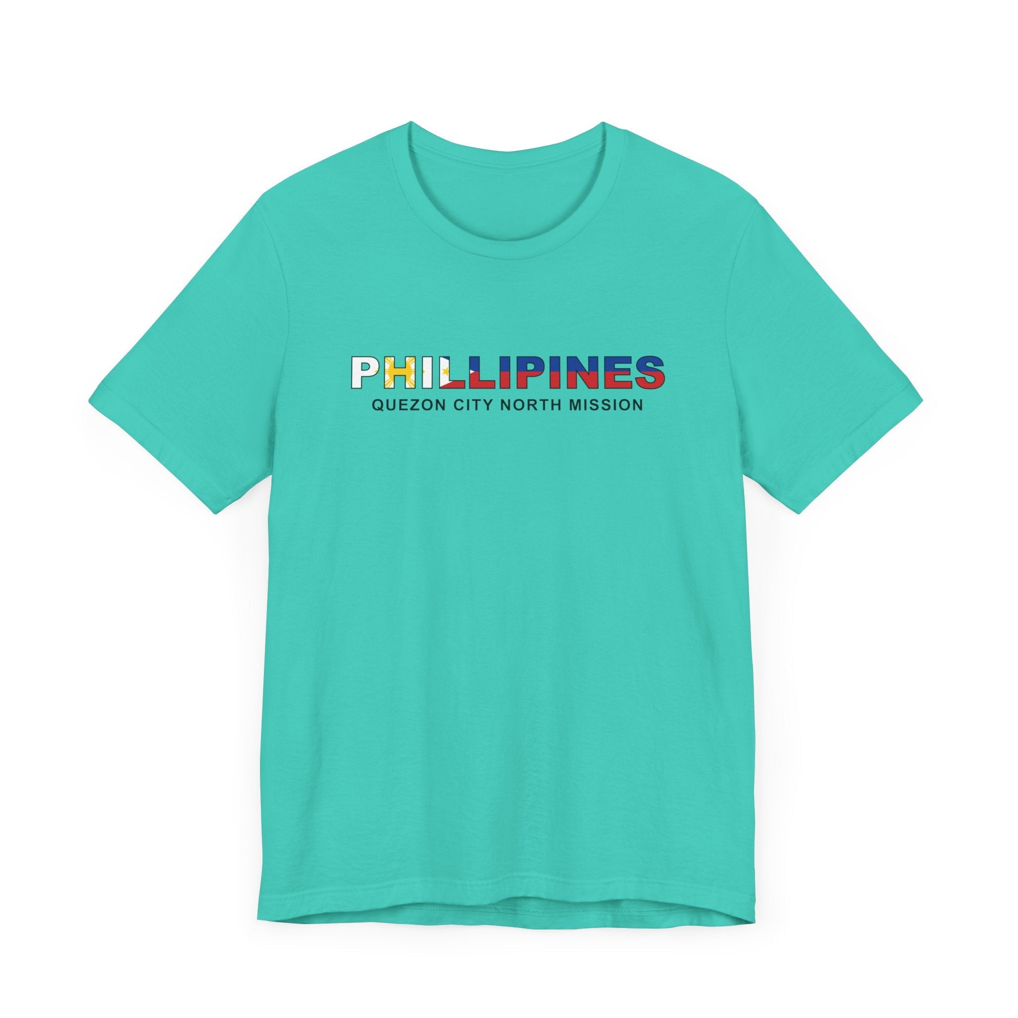 Philippines Quezon City North Mission Flag Title T-shirt - Mission Wishlist - LDS Missionary Gift Store