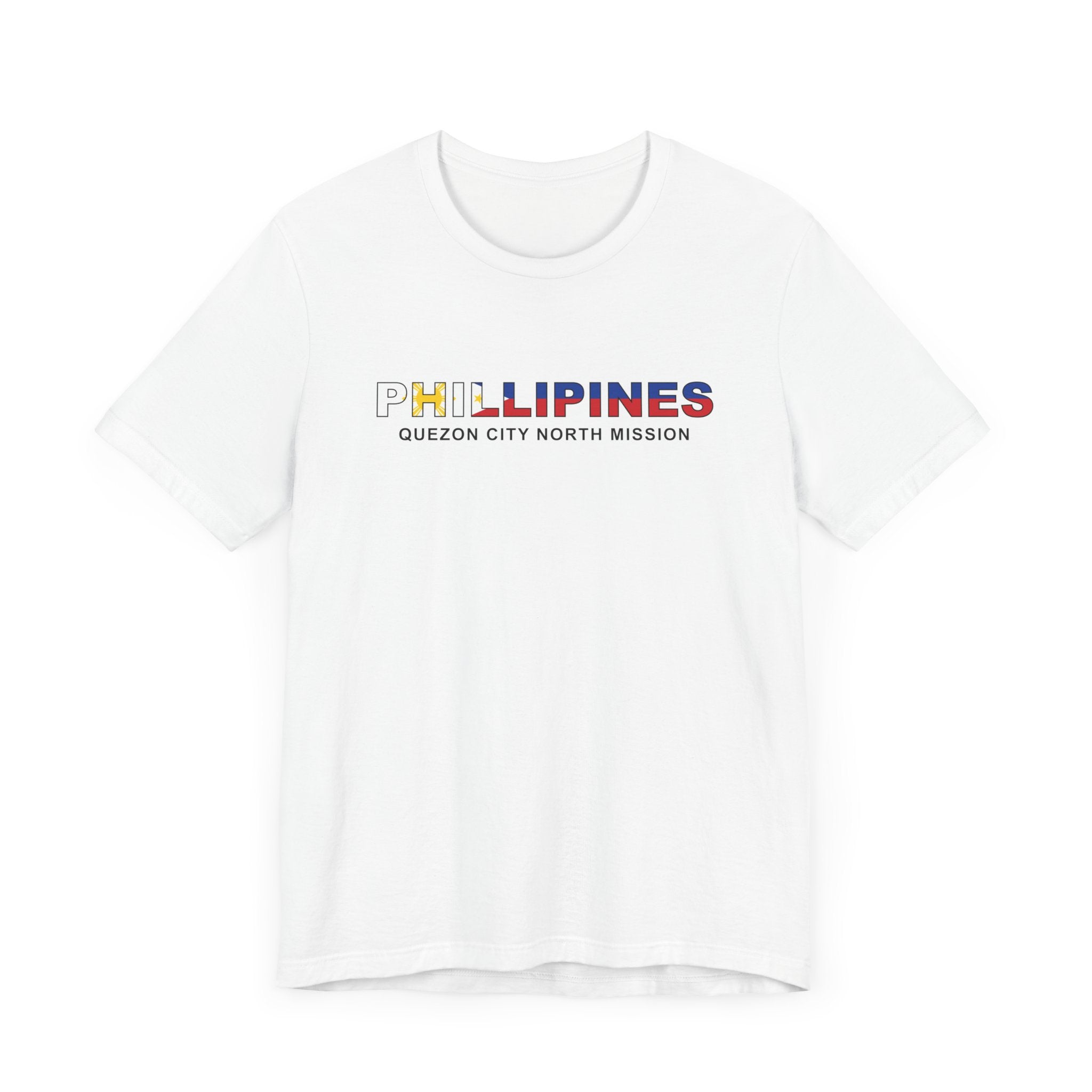 Philippines Quezon City North Mission Flag Title T-shirt - Mission Wishlist - LDS Missionary Gift Store