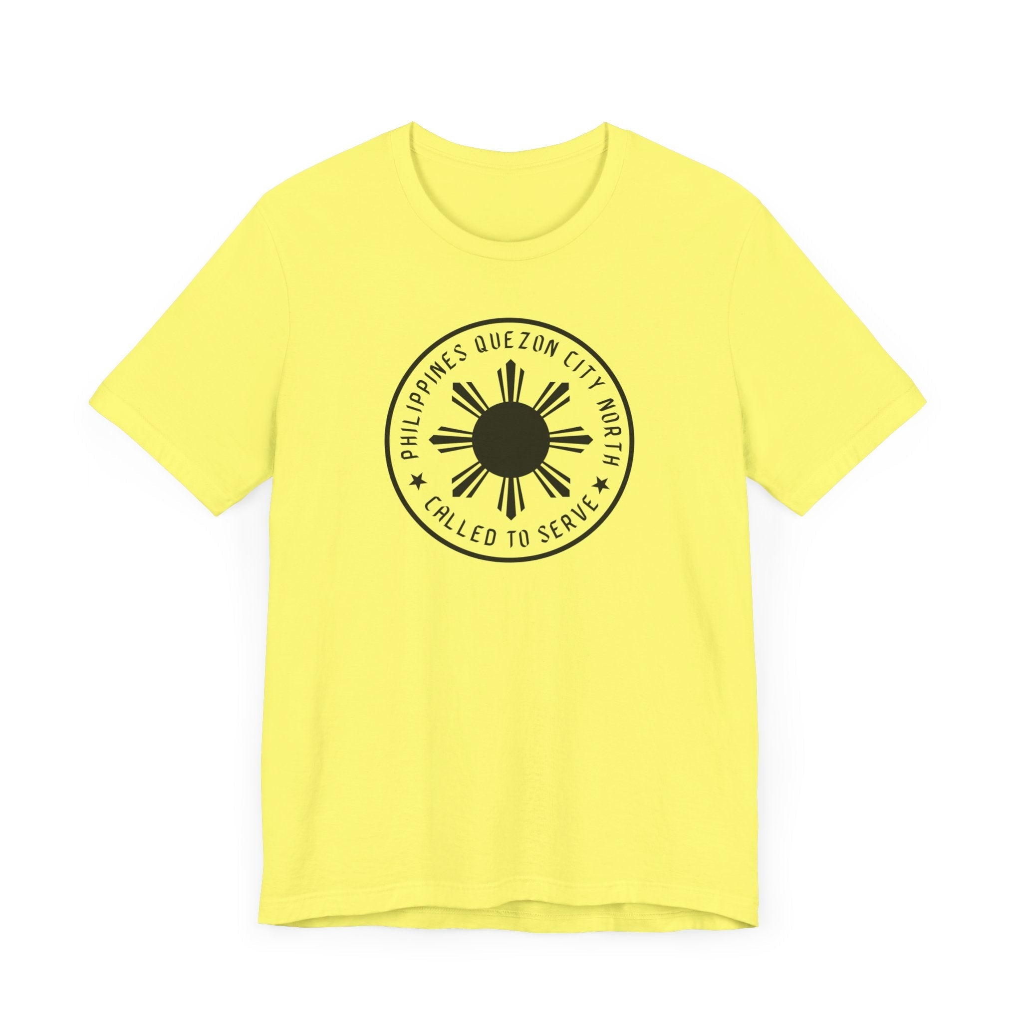 Philippines Quezon City North Mission Monochrome Circle Logo T-Shirt - Mission Wishlist - LDS Missionary Gift Store