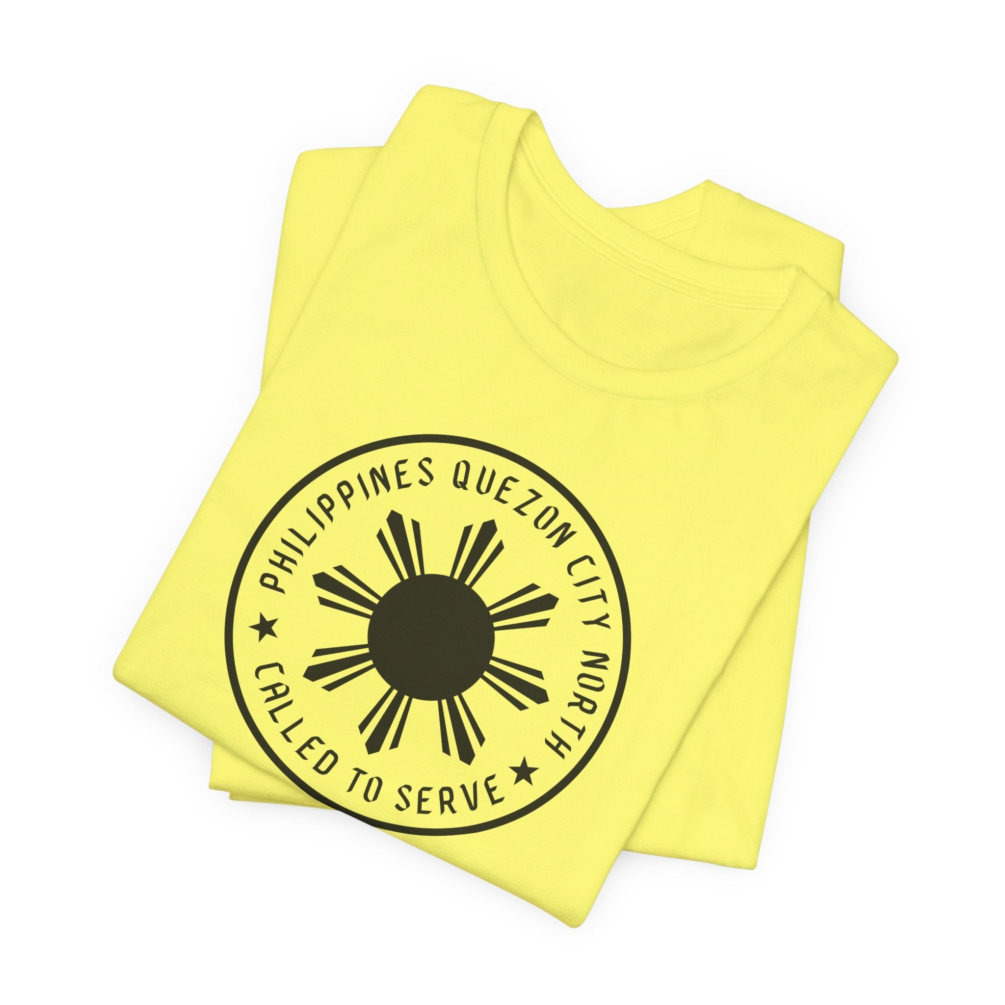 Philippines Quezon City North Mission Monochrome Circle Logo T-Shirt - Mission Wishlist - LDS Missionary Gift Store