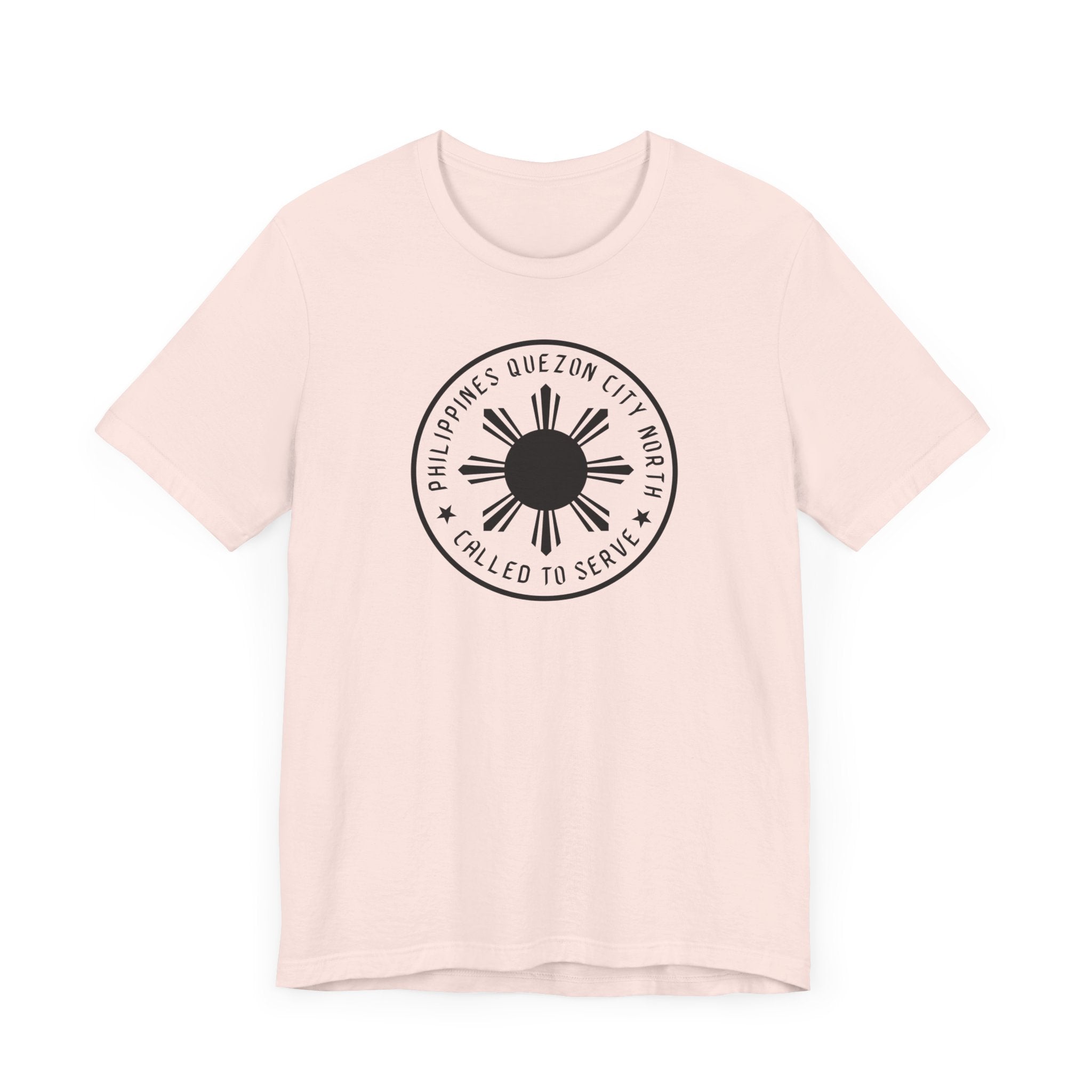 Philippines Quezon City North Mission Monochrome Circle Logo T-Shirt - Mission Wishlist - LDS Missionary Gift Store