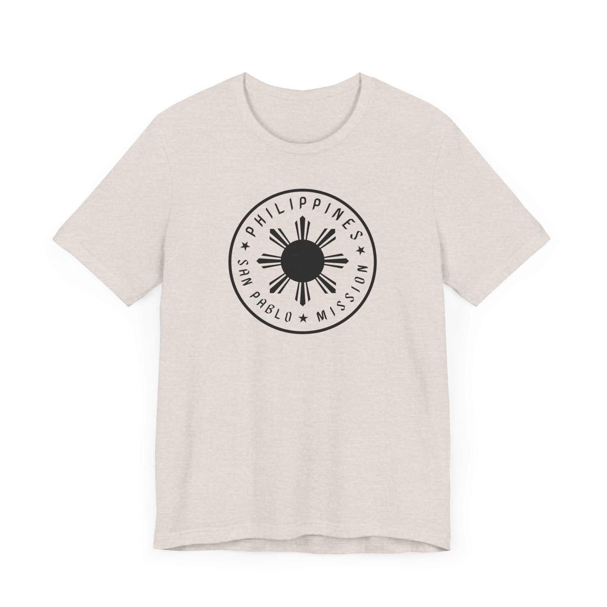 Philippines San Pablo Mission Monochrome Circle Logo T-Shirt - Mission Wishlist - LDS Missionary Gift Store