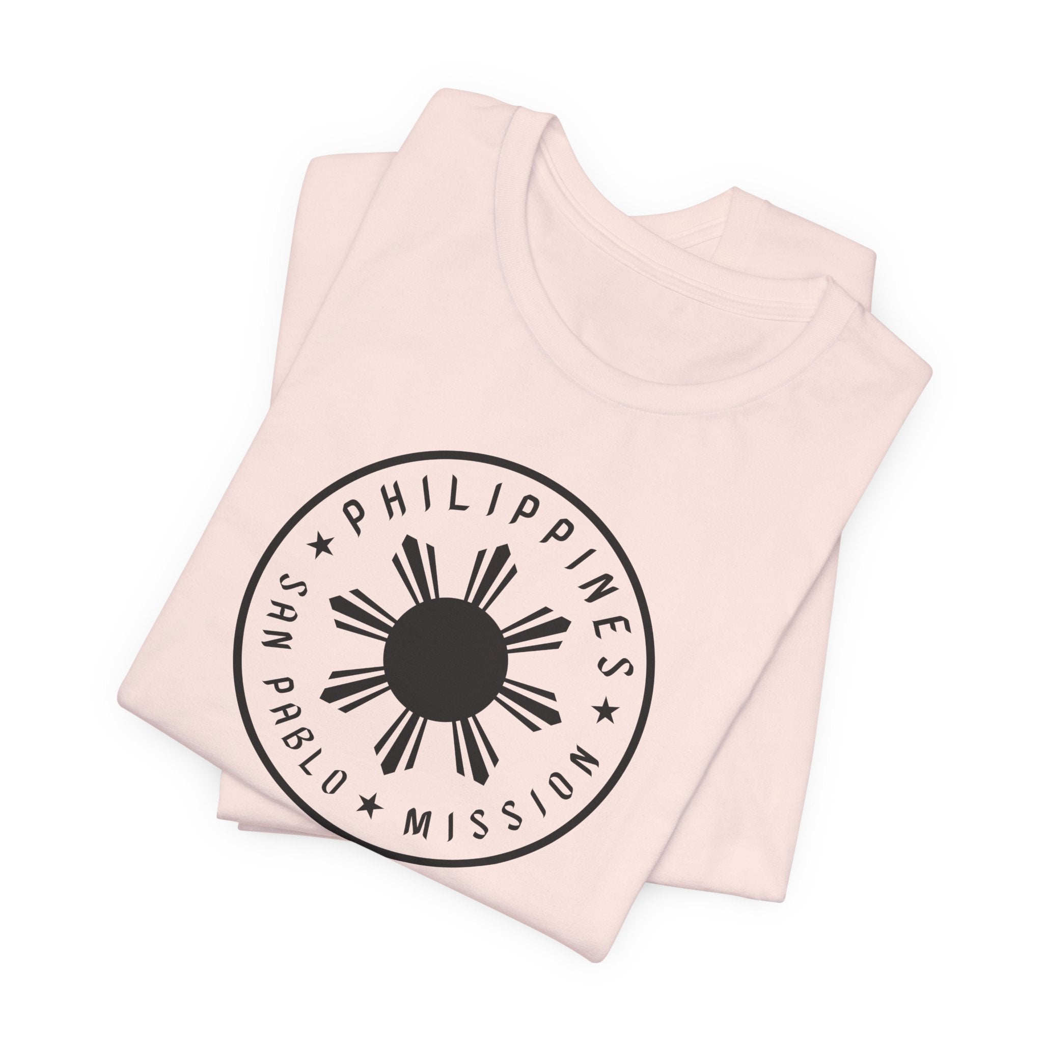 Philippines San Pablo Mission Monochrome Circle Logo T-Shirt - Mission Wishlist - LDS Missionary Gift Store