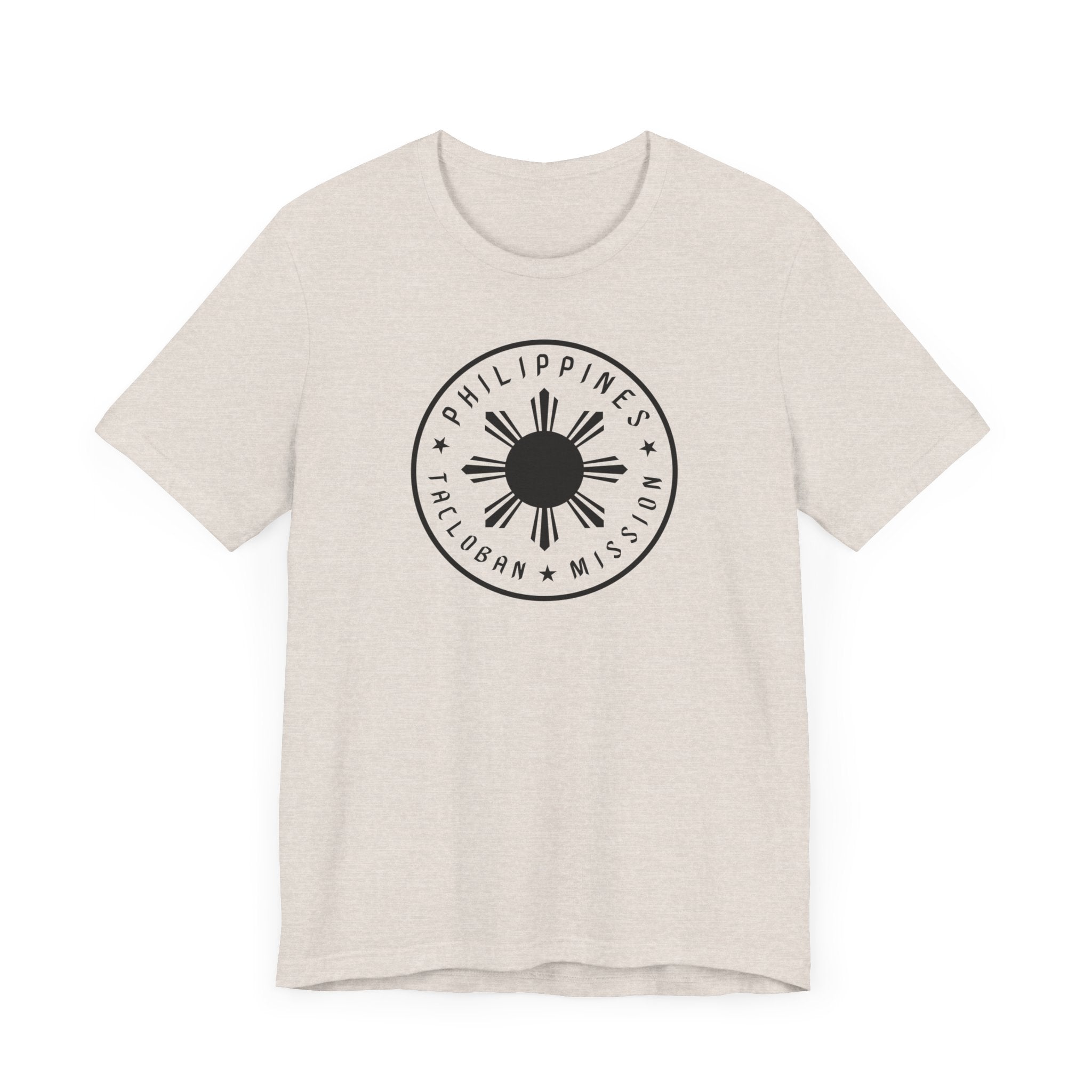 Philippines Tacloban Mission Monochrome Circle Logo T-Shirt - Mission Wishlist - LDS Missionary Gift Store