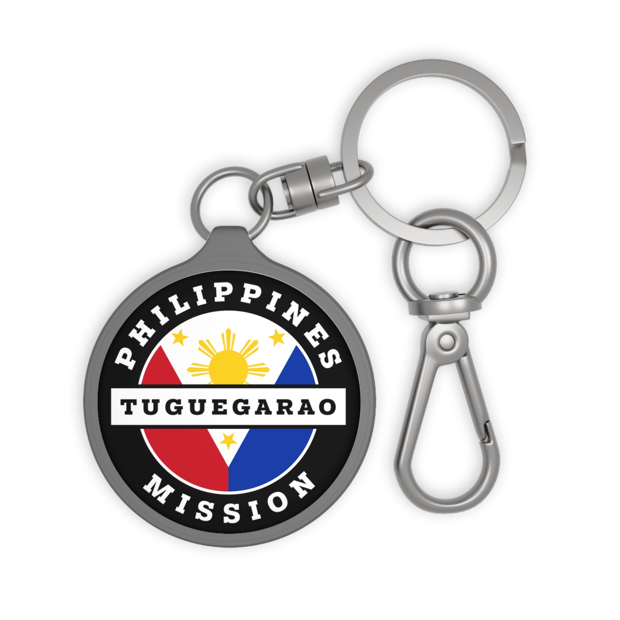 Philippines Tuguegarao Mission Circle Flag Key Tag - Mission Wishlist - LDS Missionary Gift Store