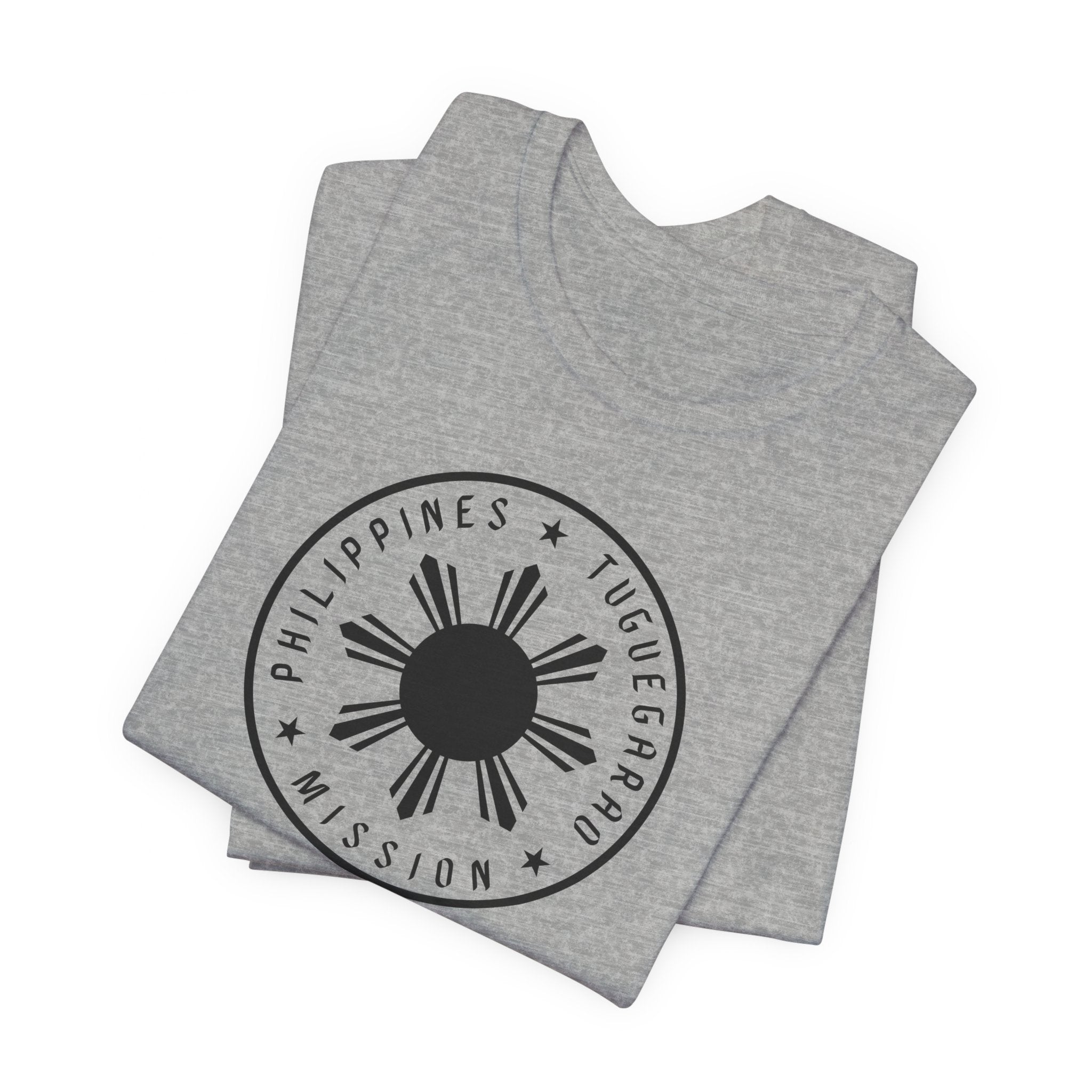 Philippines Tuguegarao Mission Monochrome Circle Logo T-Shirt - Mission Wishlist - LDS Missionary Gift Store