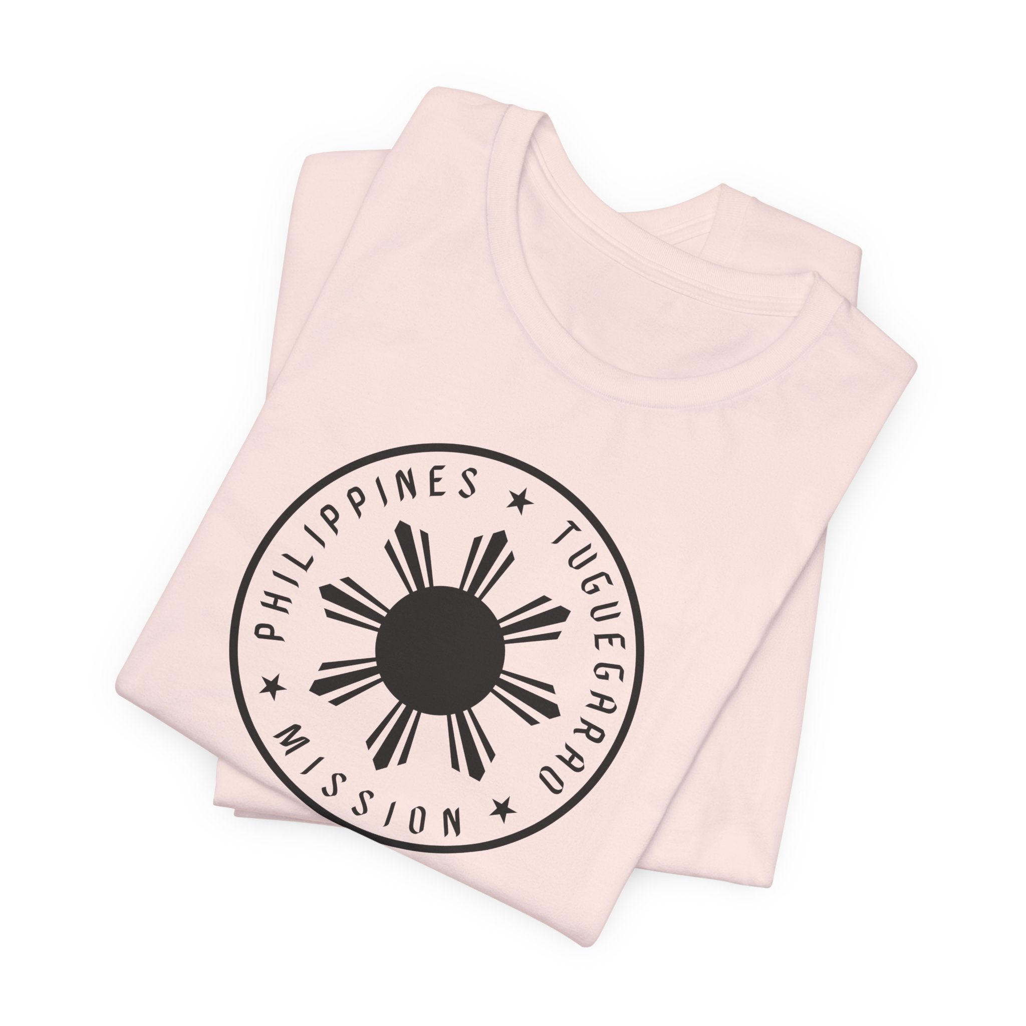 Philippines Tuguegarao Mission Monochrome Circle Logo T-Shirt - Mission Wishlist - LDS Missionary Gift Store