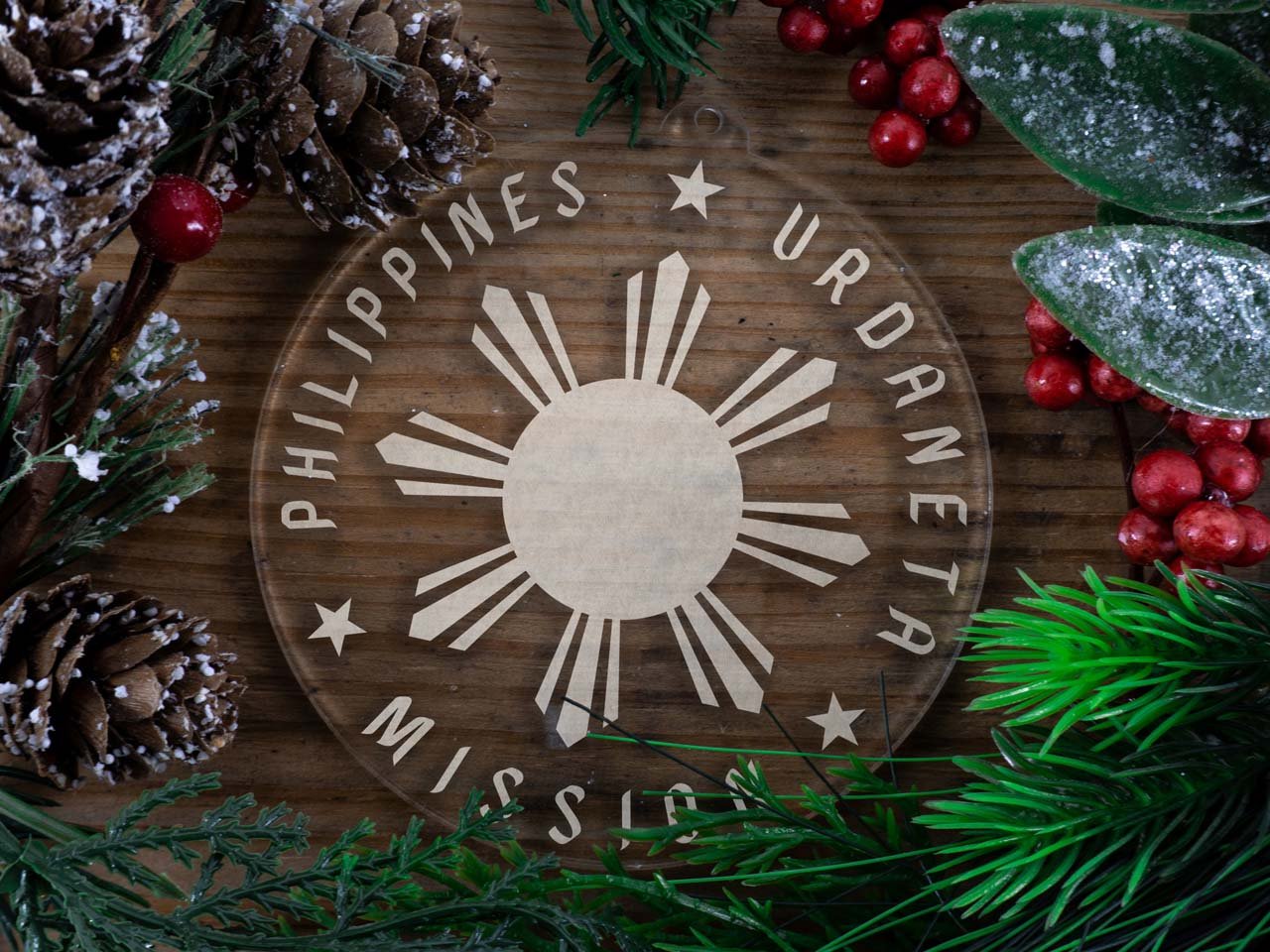 Philippines Urdaneta Mission Christmas Ornament - Latter-Day Saint LDS Missionary Gift - Book of Mormon