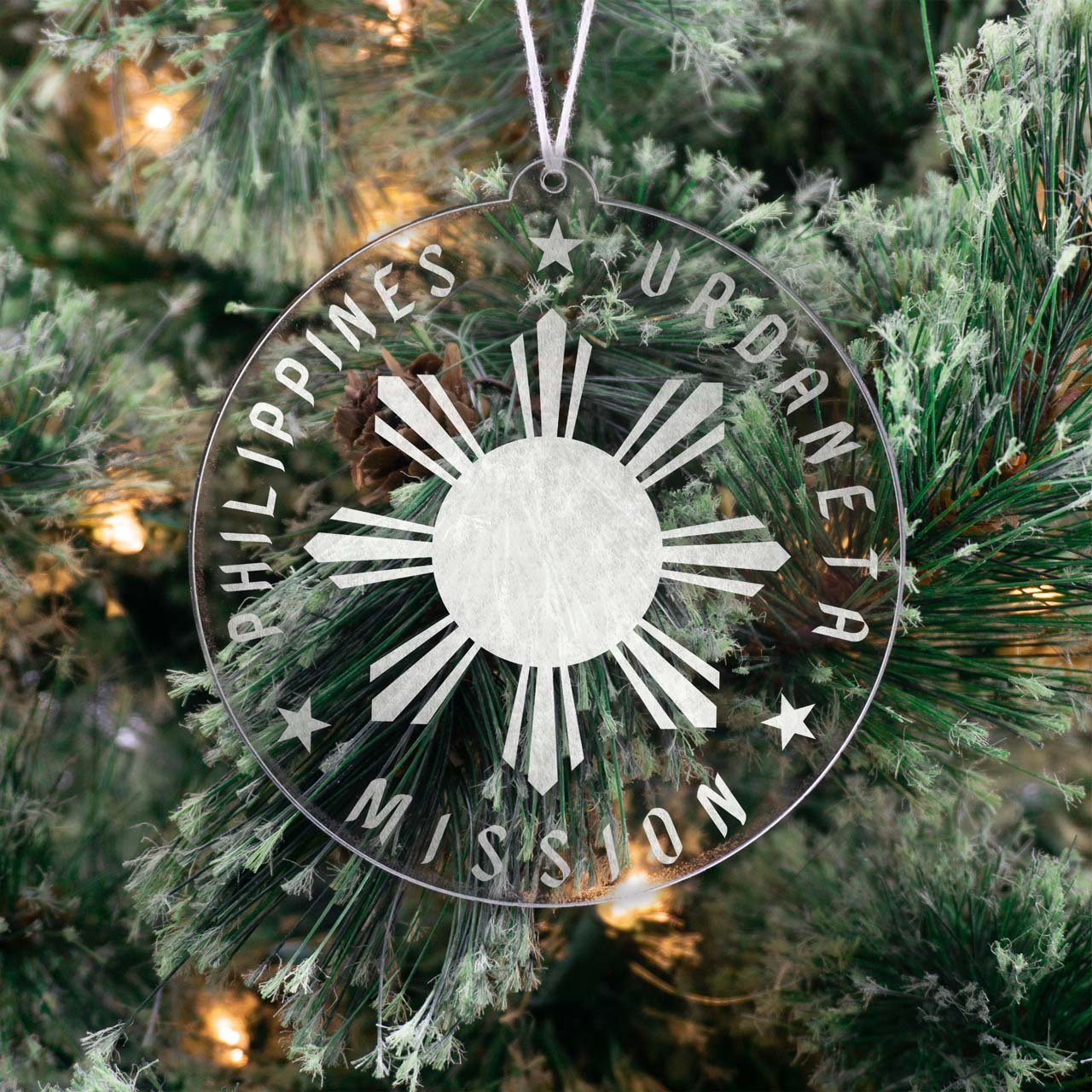 Philippines Urdaneta Mission Christmas Ornament - Latter-Day Saint LDS Missionary Gift - Book of Mormon