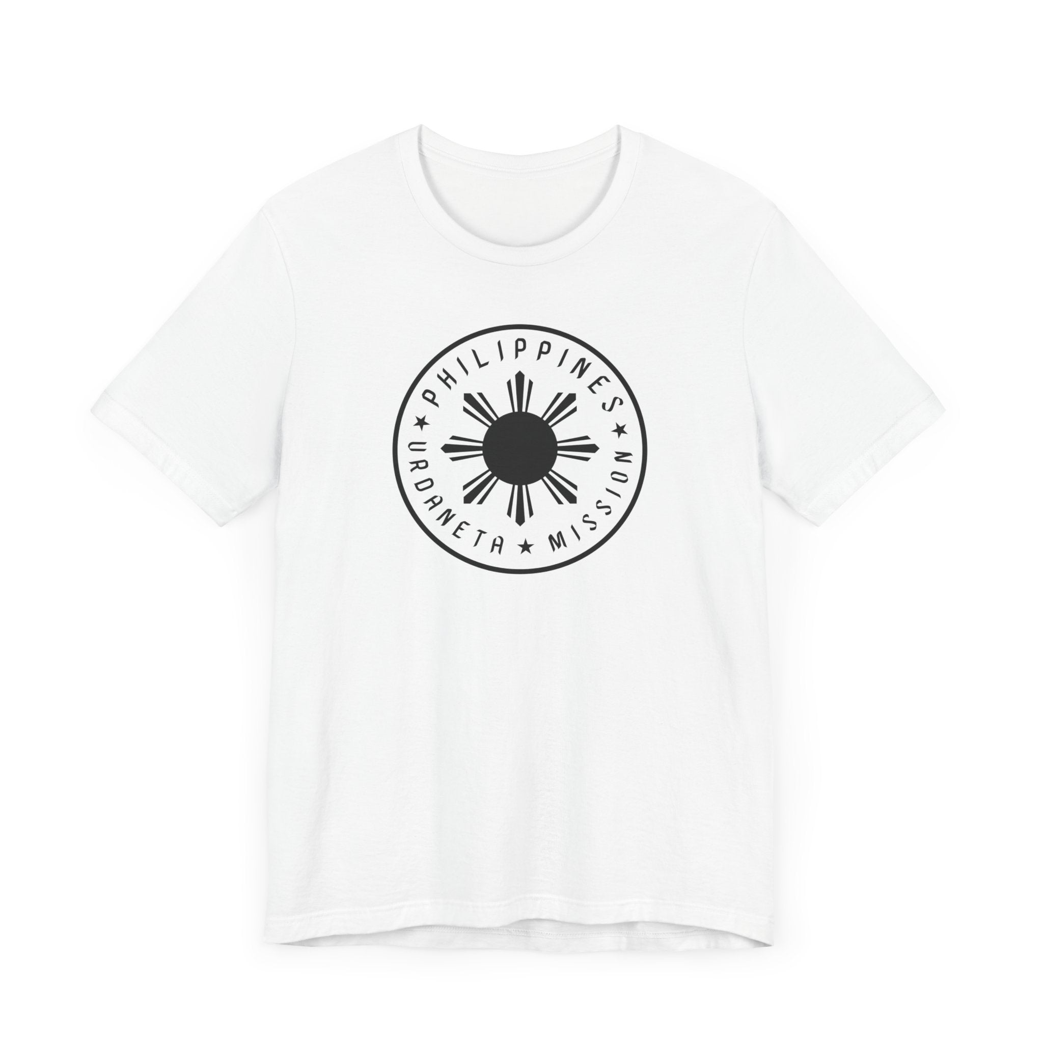 Philippines Urdaneta Mission Monochrome Circle Logo T-Shirt - Mission Wishlist - LDS Missionary Gift Store