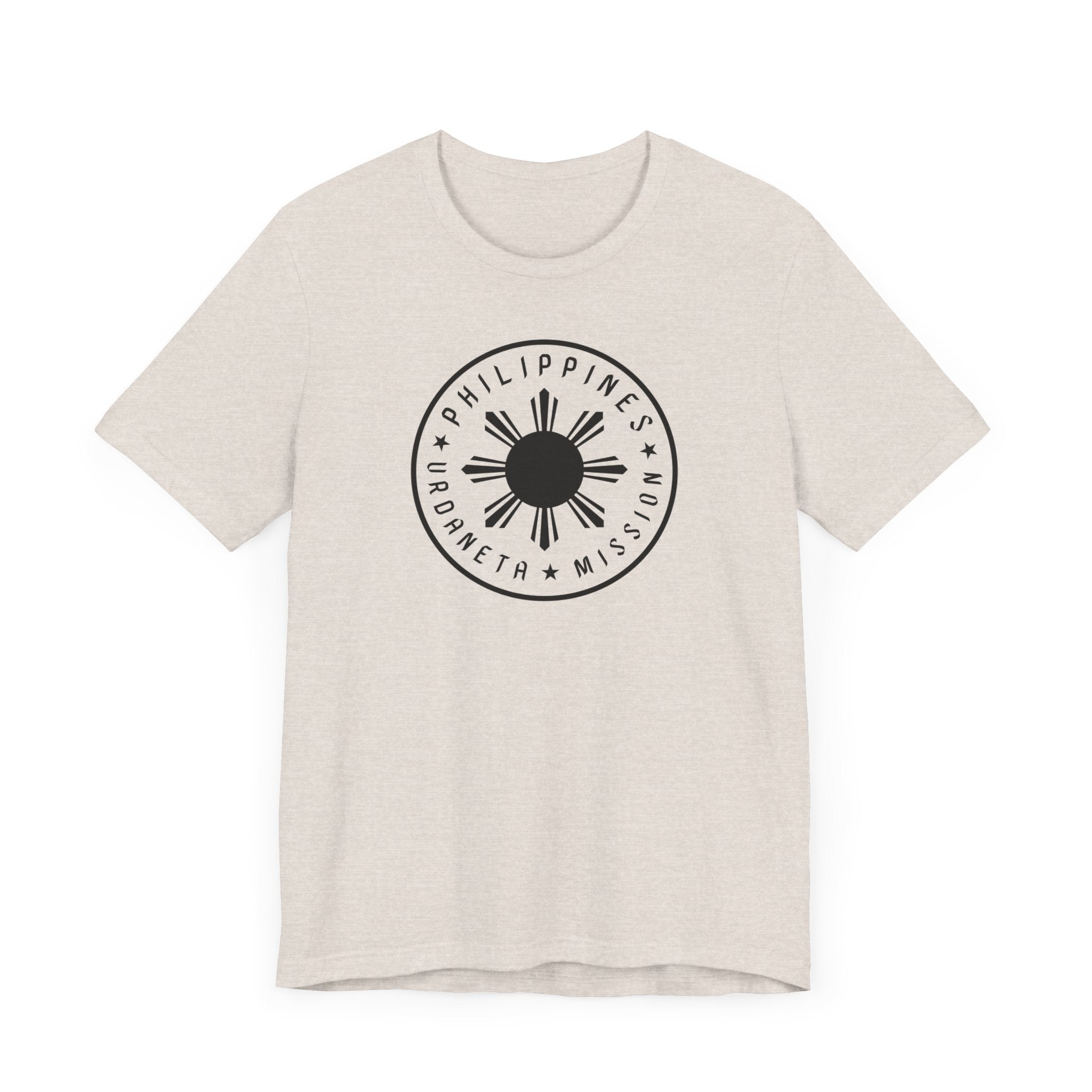 Philippines Urdaneta Mission Monochrome Circle Logo T-Shirt - Mission Wishlist - LDS Missionary Gift Store