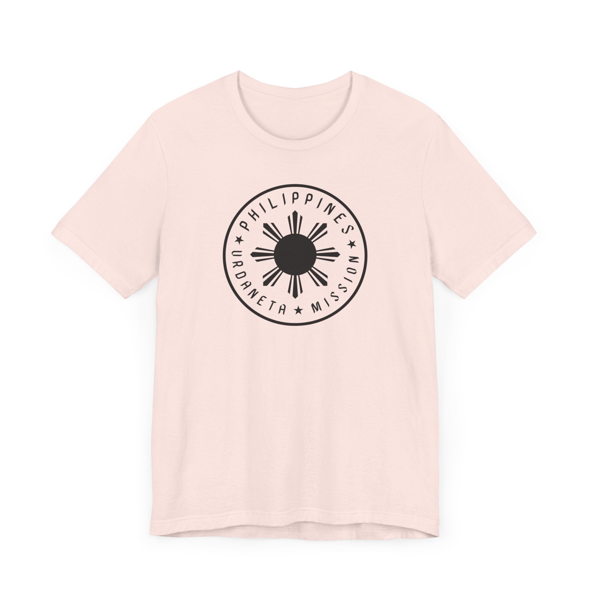 Philippines Urdaneta Mission Monochrome Circle Logo T-Shirt - Mission Wishlist - LDS Missionary Gift Store