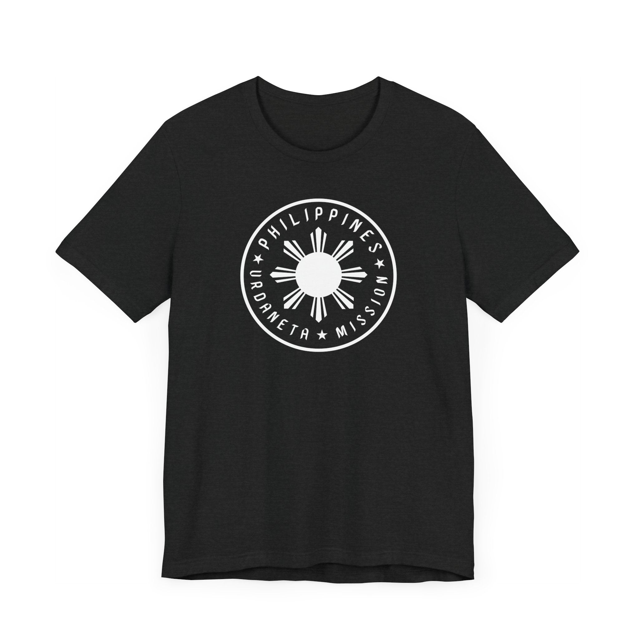Philippines Urdaneta Mission Monochrome Circle Logo T-Shirt - Mission Wishlist - LDS Missionary Gift Store