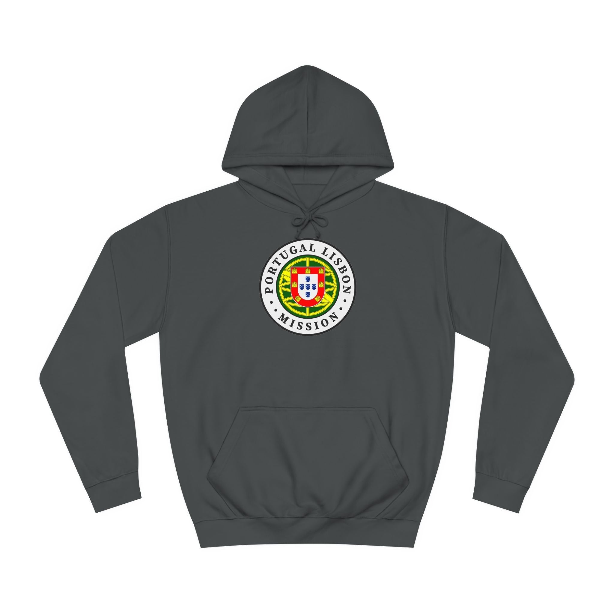 Portugal Lisbon Mission Flag Logo (White Border) College Hoodie - Mission Wishlist - LDS Missionary Gift Store