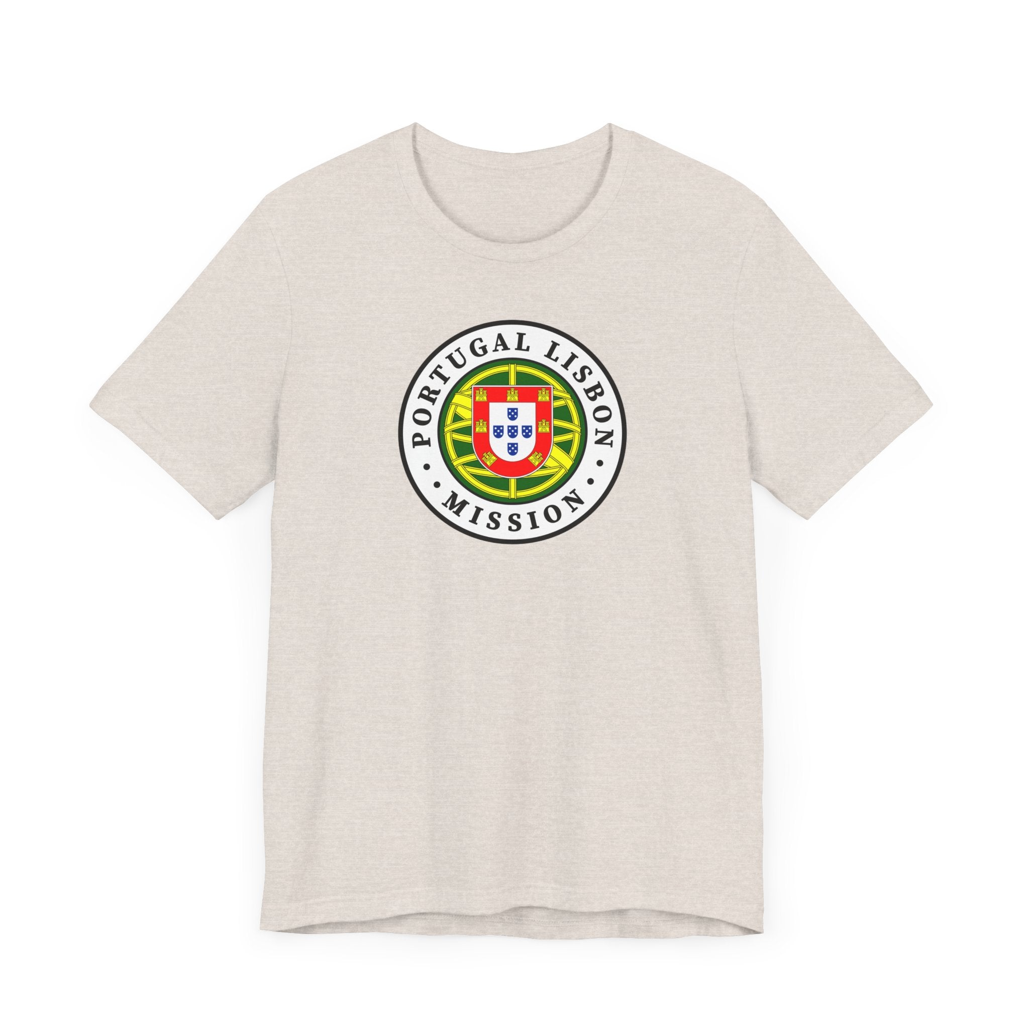 Portugal Lisbon Mission Flag Logo (White Border) T-shirt - Latter-Day Saint LDS Missionary Gift - Book of Mormon