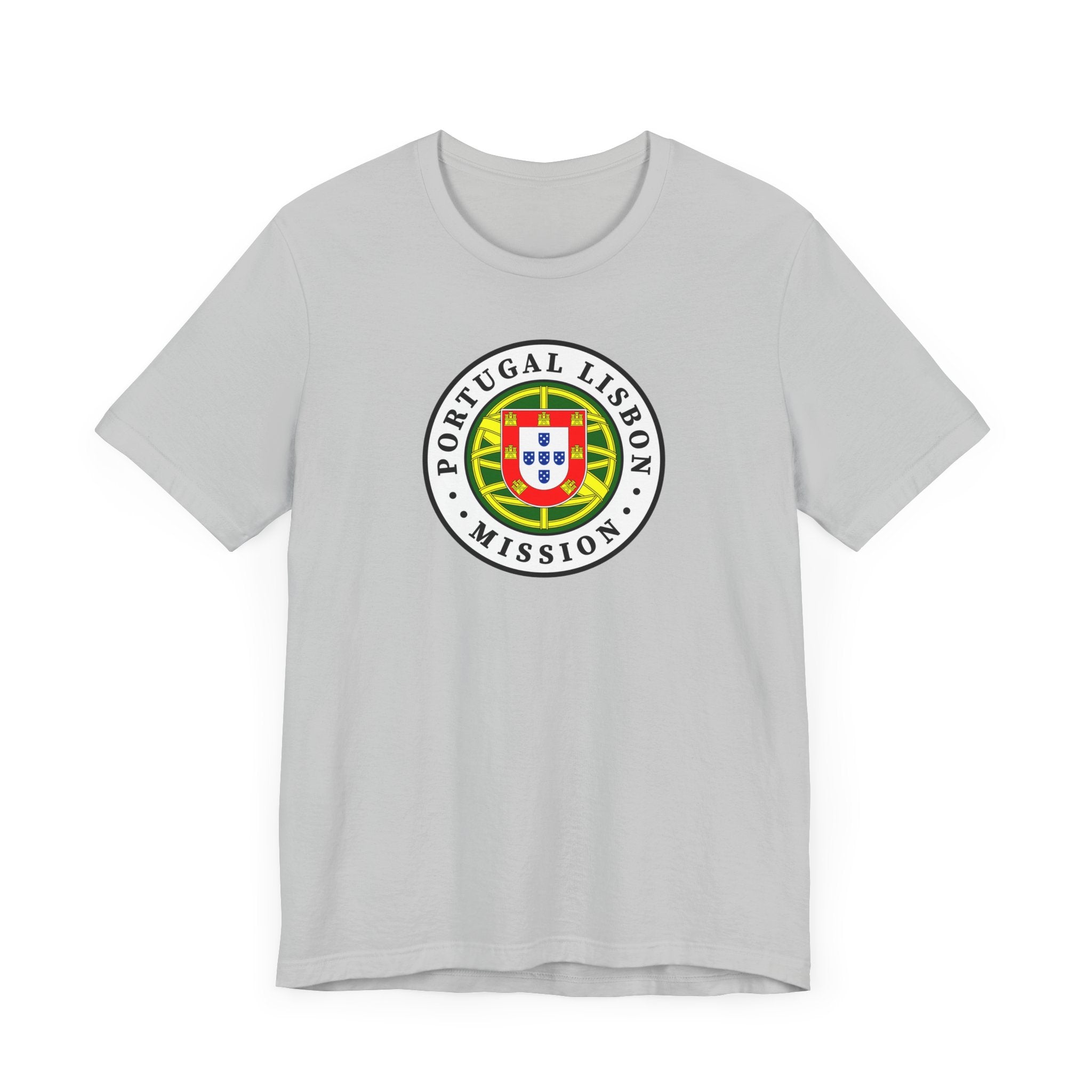 Portugal Lisbon Mission Flag Logo (White Border) T-shirt - Latter-Day Saint LDS Missionary Gift - Book of Mormon