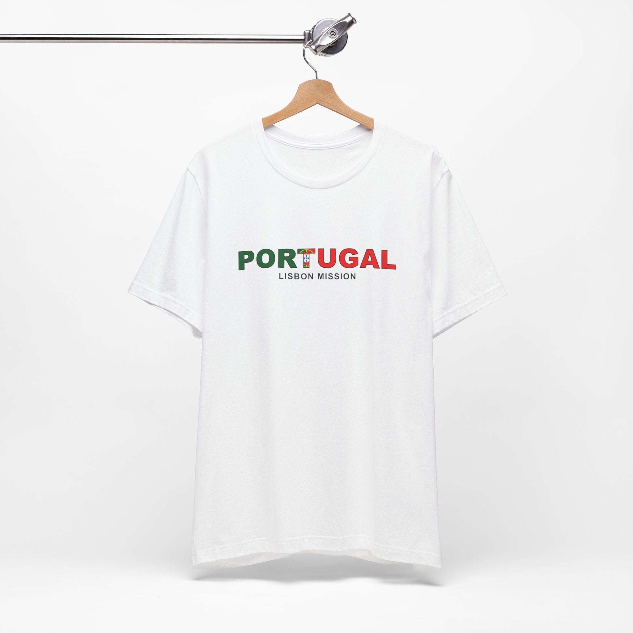 Portugal Lisbon Mission Flag Title T-shirt - Mission Wishlist - LDS Missionary Gift Store