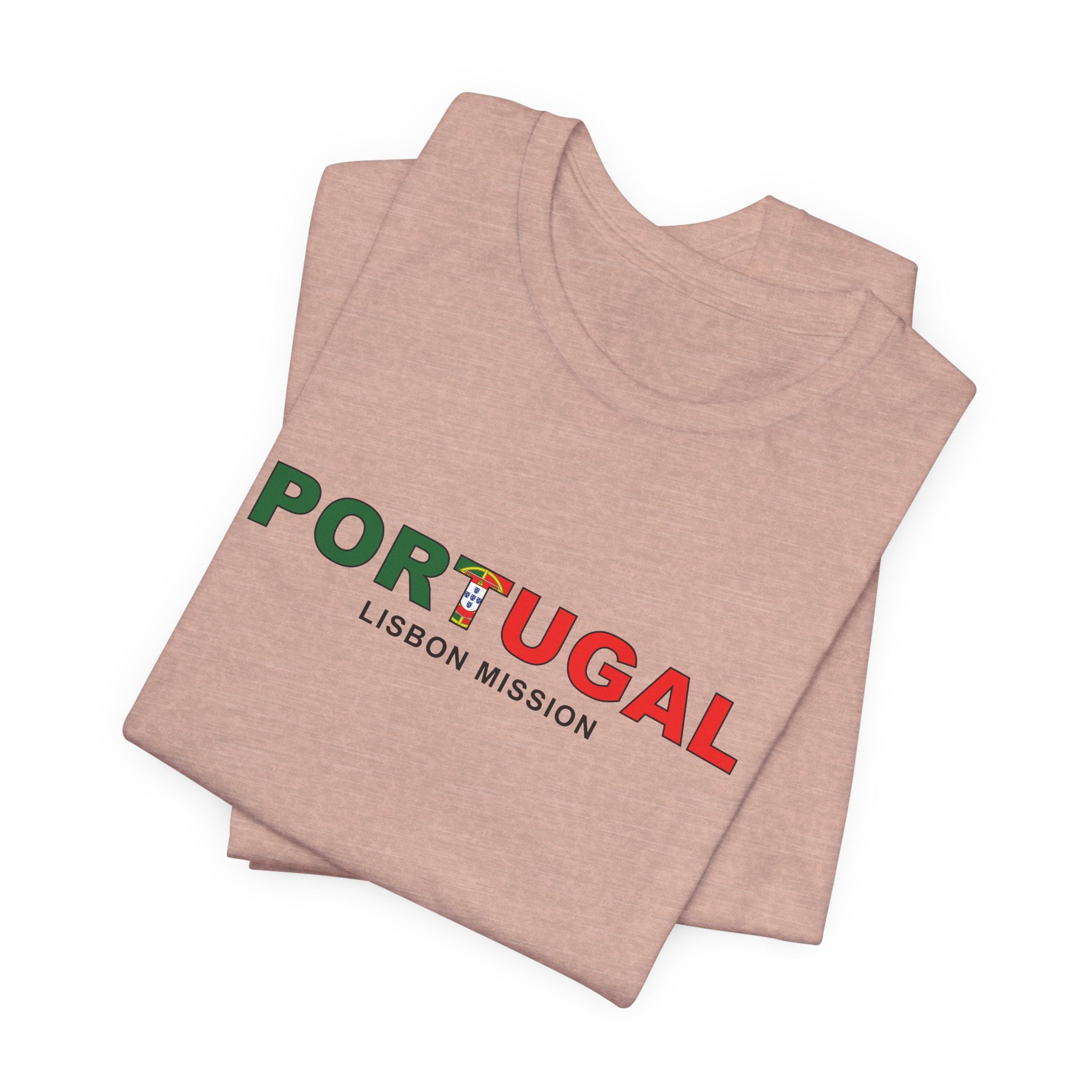 Portugal Lisbon Mission Flag Title T-shirt - Mission Wishlist - LDS Missionary Gift Store