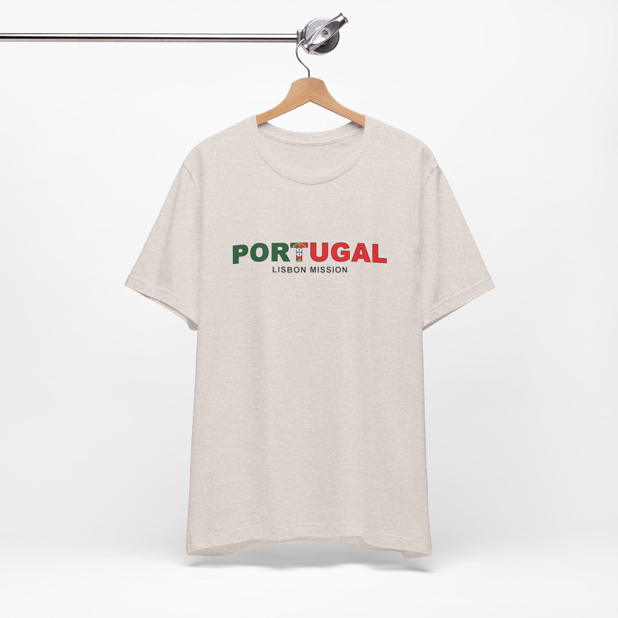 Portugal Lisbon Mission Flag Title T-shirt - Mission Wishlist - LDS Missionary Gift Store