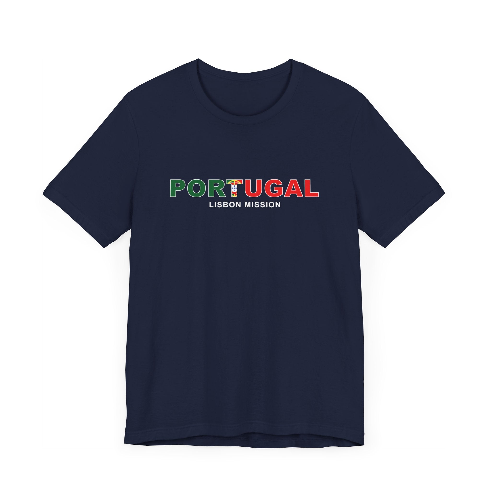 Portugal Lisbon Mission Flag Title T-shirt - Mission Wishlist - LDS Missionary Gift Store