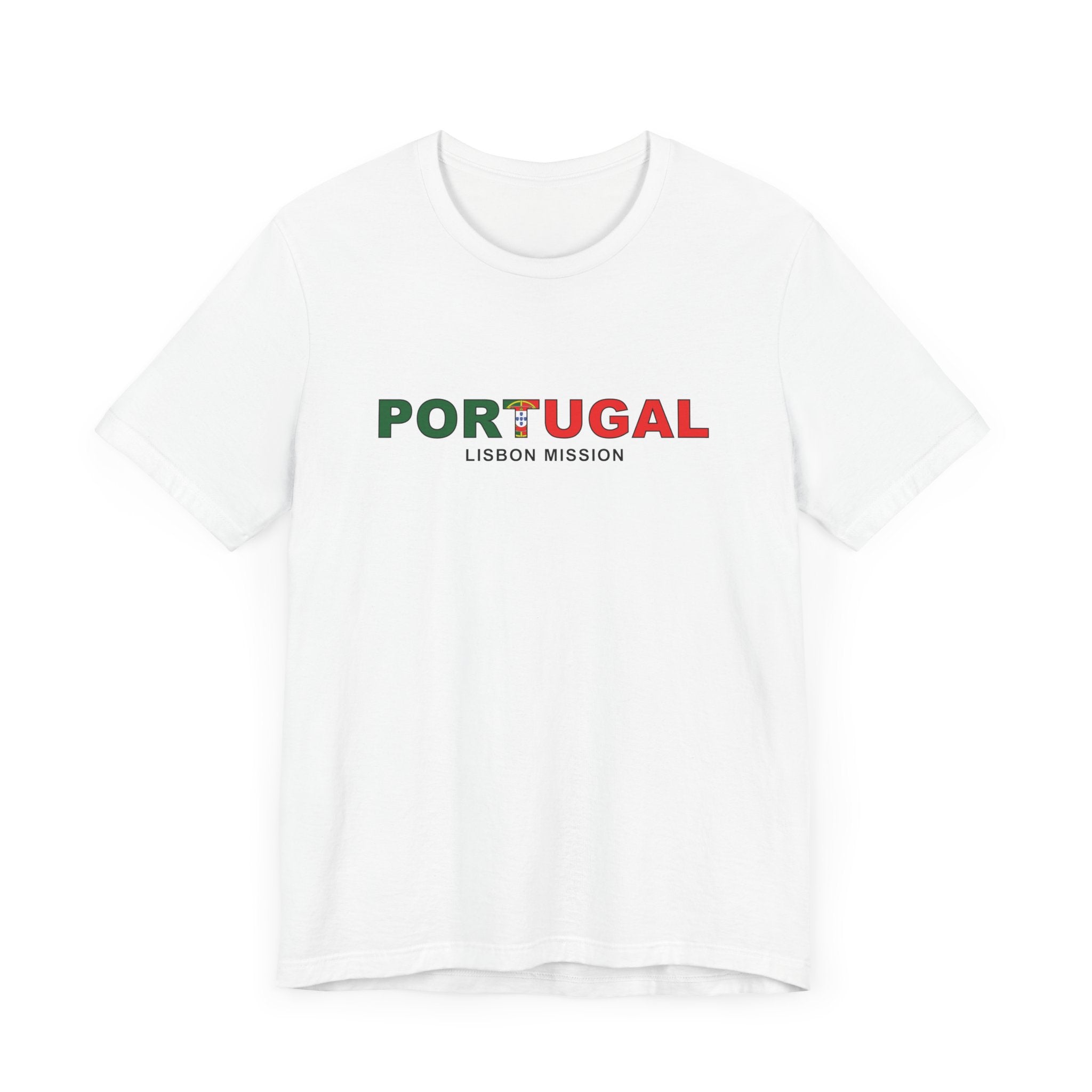 Portugal Lisbon Mission Flag Title T-shirt - Mission Wishlist - LDS Missionary Gift Store