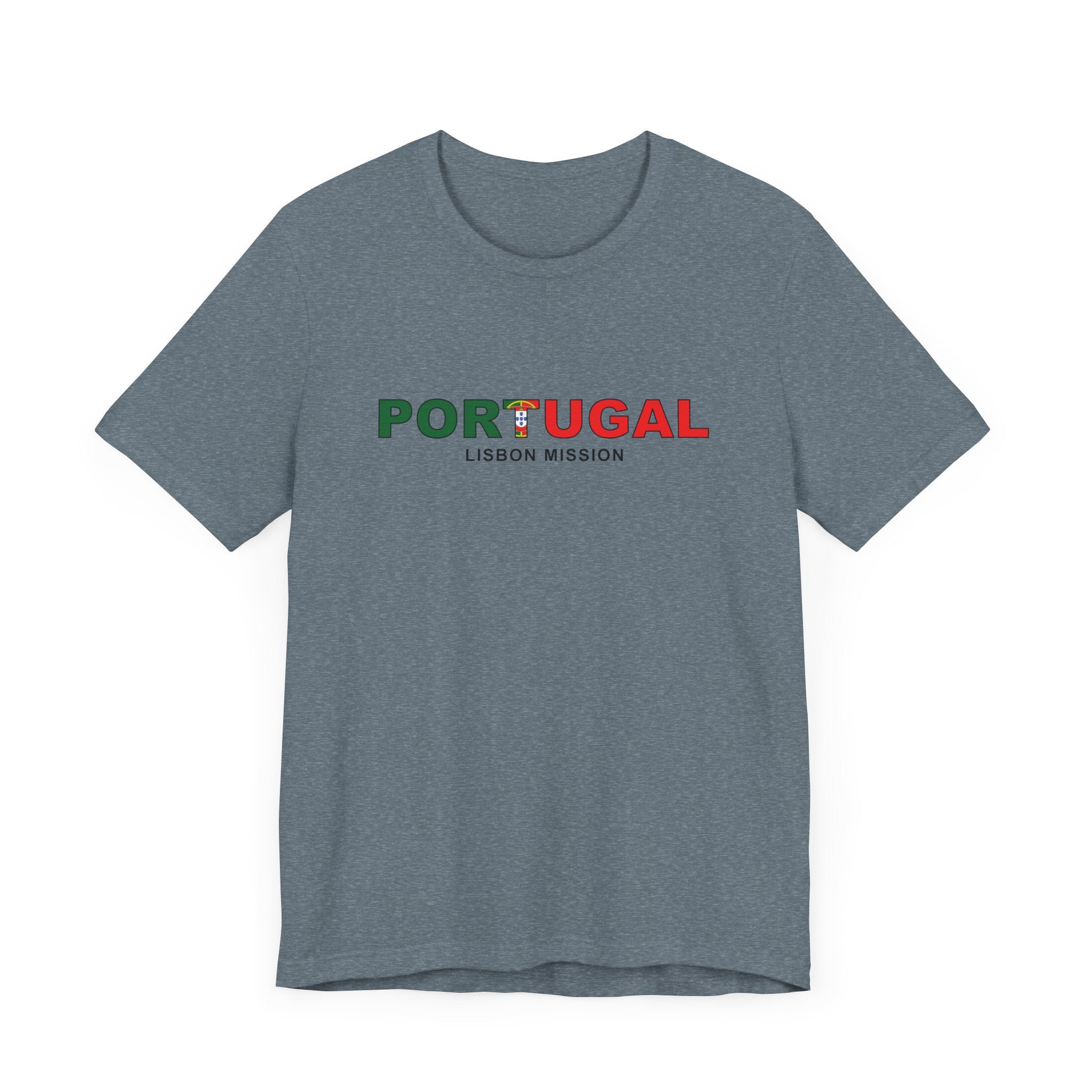 Portugal Lisbon Mission Flag Title T-shirt - Mission Wishlist - LDS Missionary Gift Store
