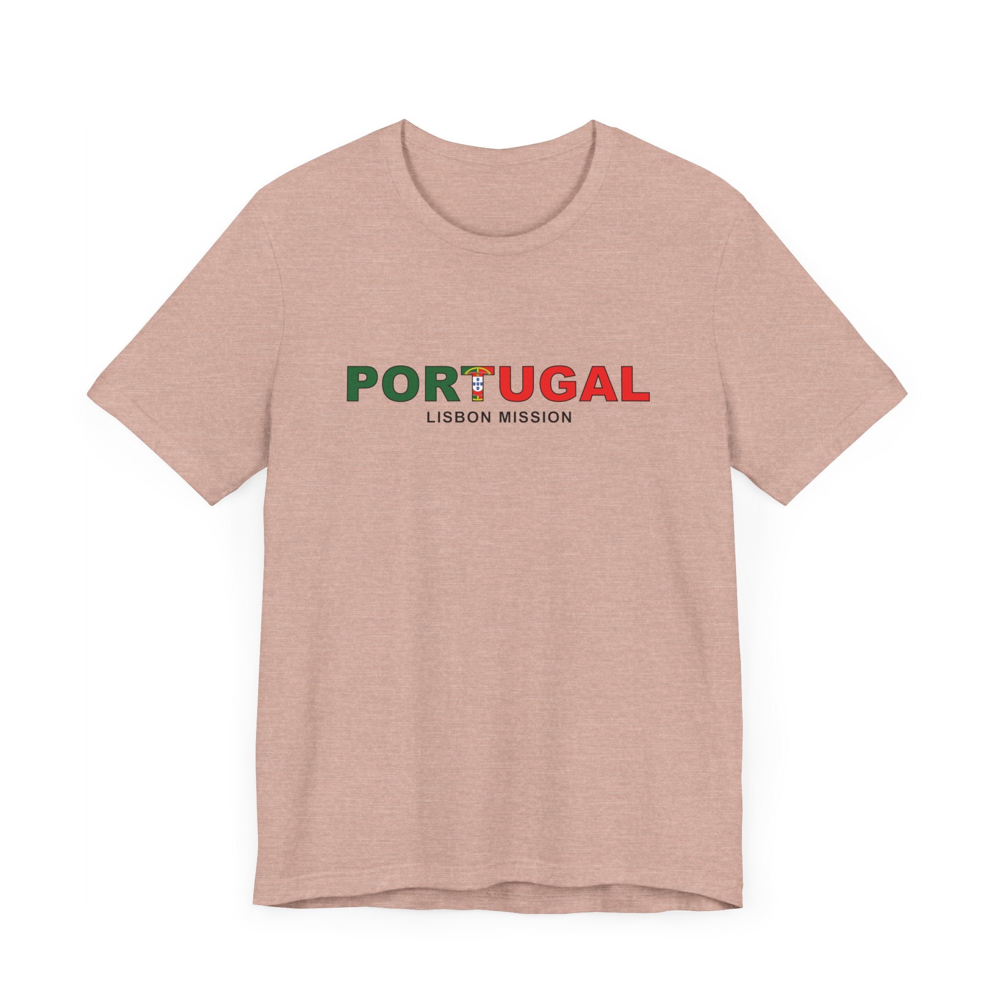 Portugal Lisbon Mission Flag Title T-shirt - Mission Wishlist - LDS Missionary Gift Store