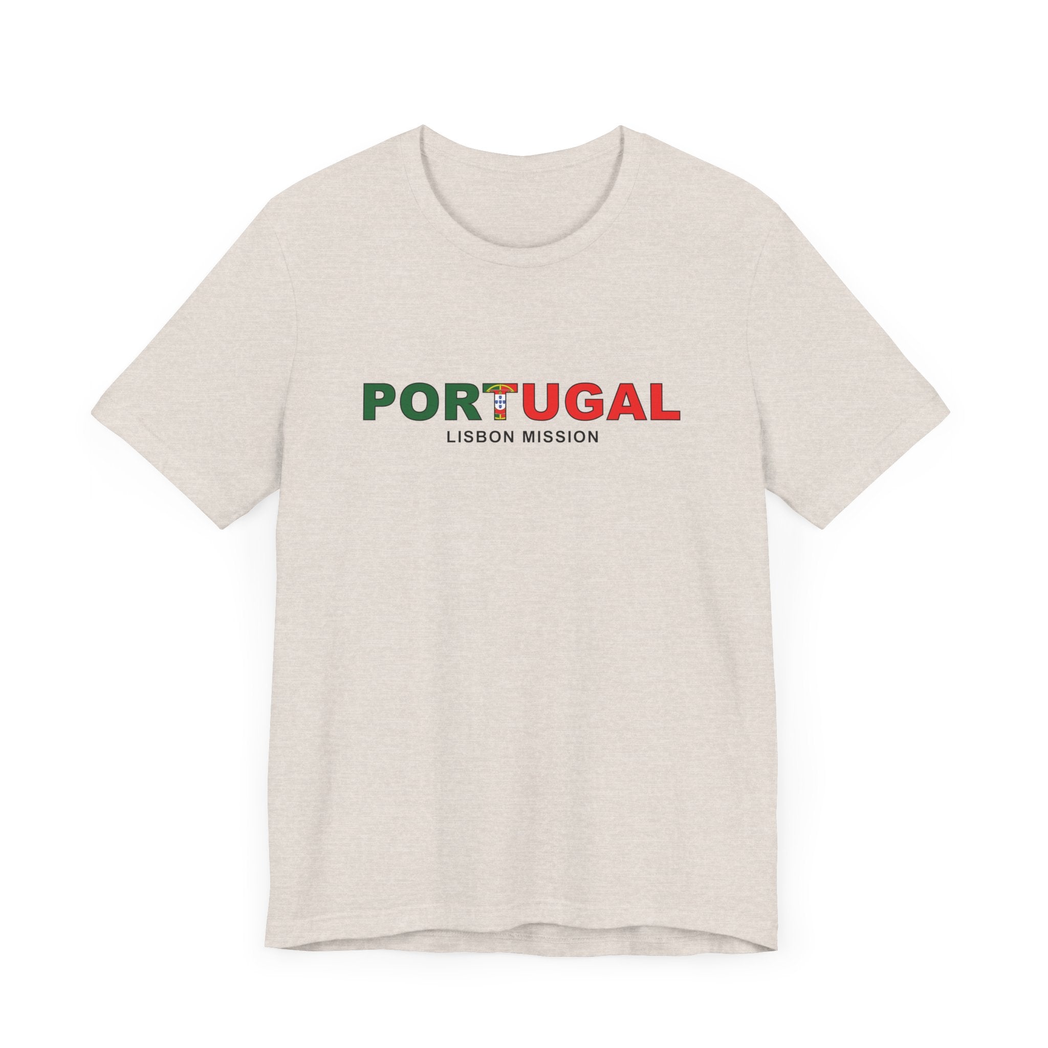 Portugal Lisbon Mission Flag Title T-shirt - Mission Wishlist - LDS Missionary Gift Store