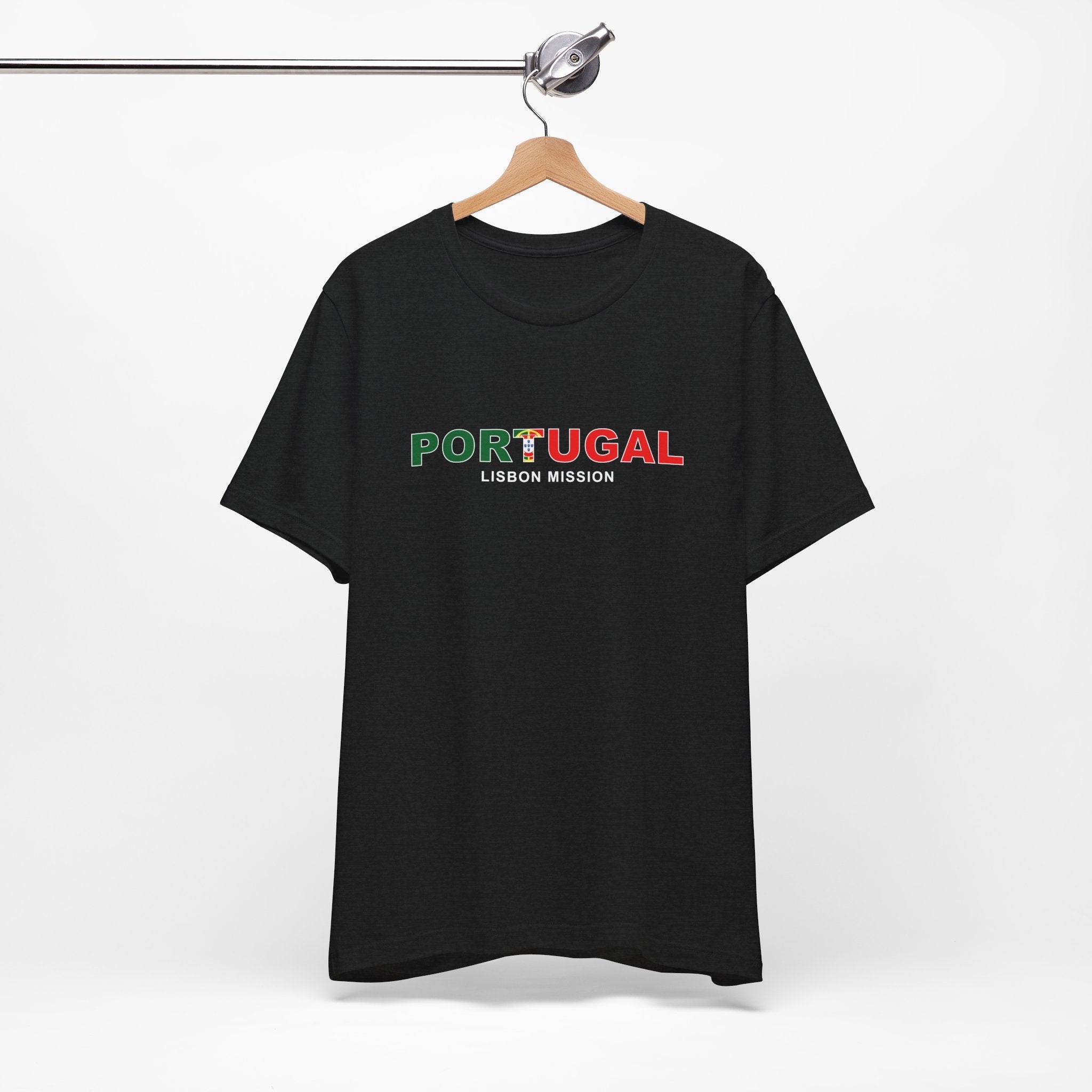 Portugal Lisbon Mission Flag Title T-shirt - Mission Wishlist - LDS Missionary Gift Store