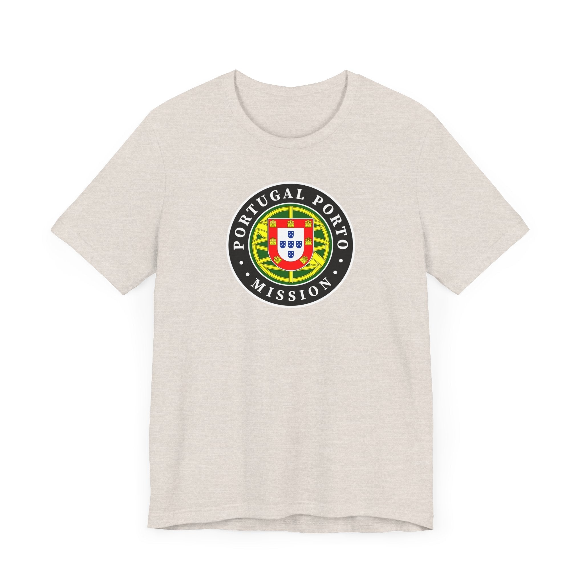 Portugal Porto Mission Flag Logo (Black Border) T-shirt - Mission Wishlist - LDS Missionary Gift Store