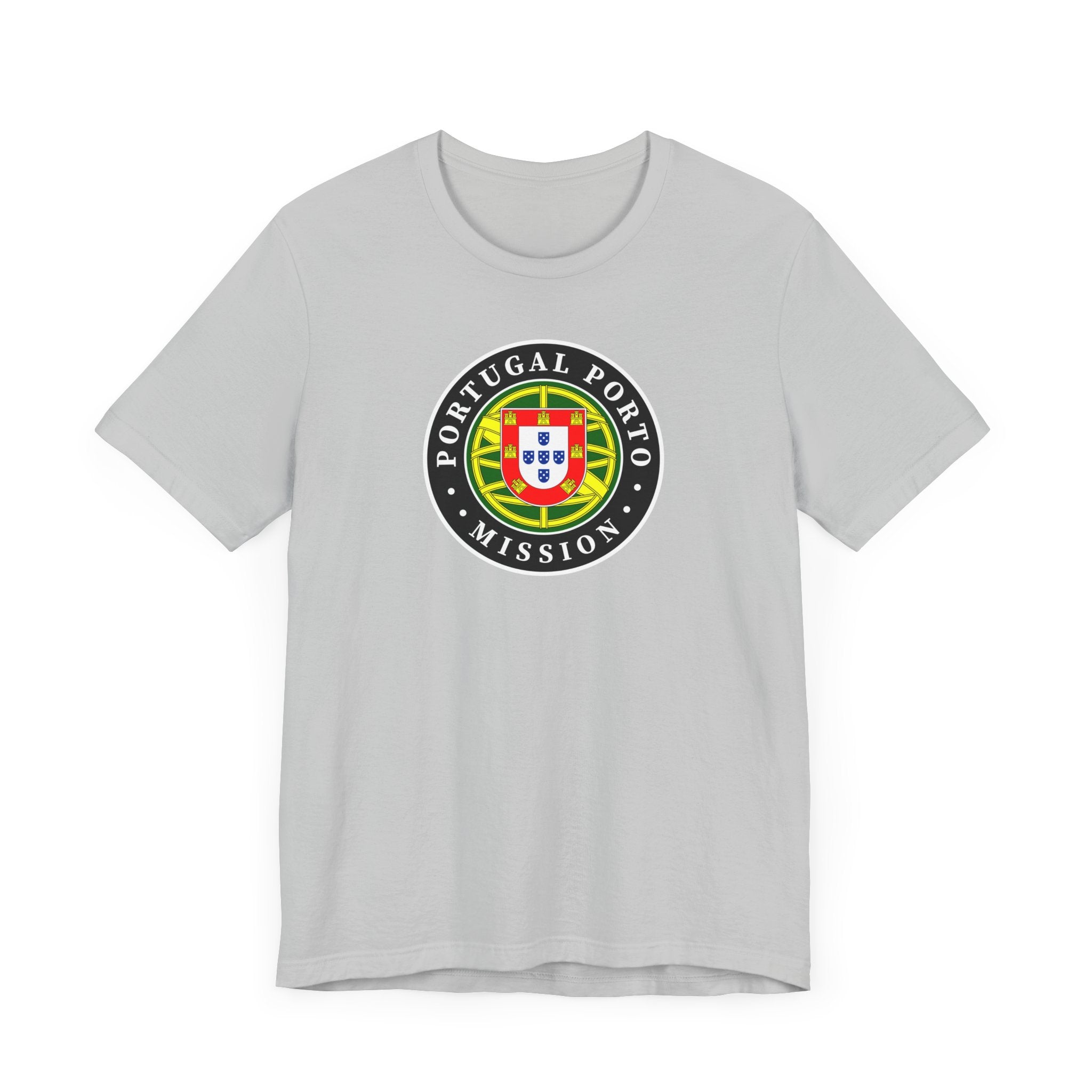 Portugal Porto Mission Flag Logo (Black Border) T-shirt - Mission Wishlist - LDS Missionary Gift Store